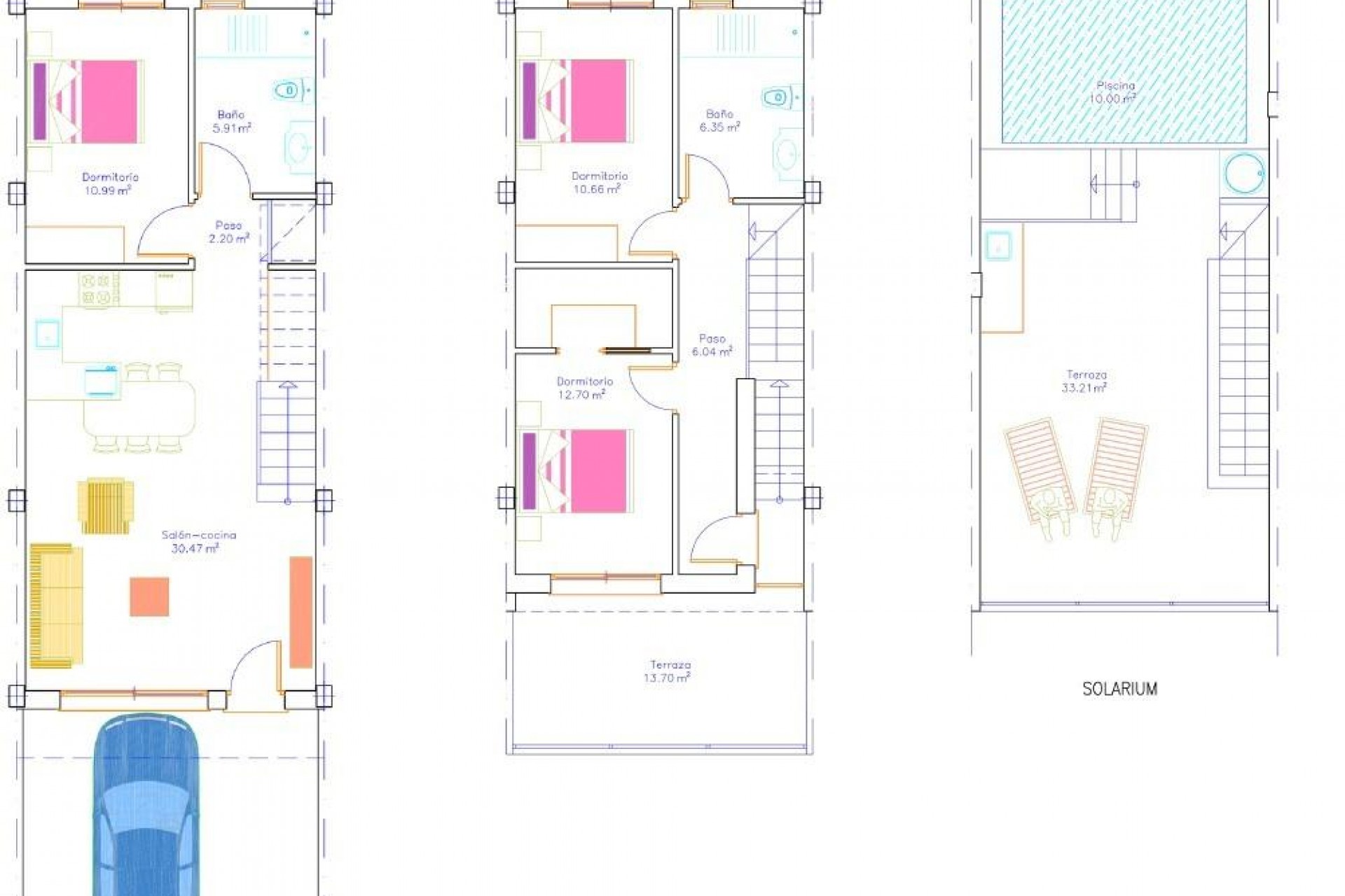 Nieuwbouw - Town House - San Pedro del Pinatar - Pueblo