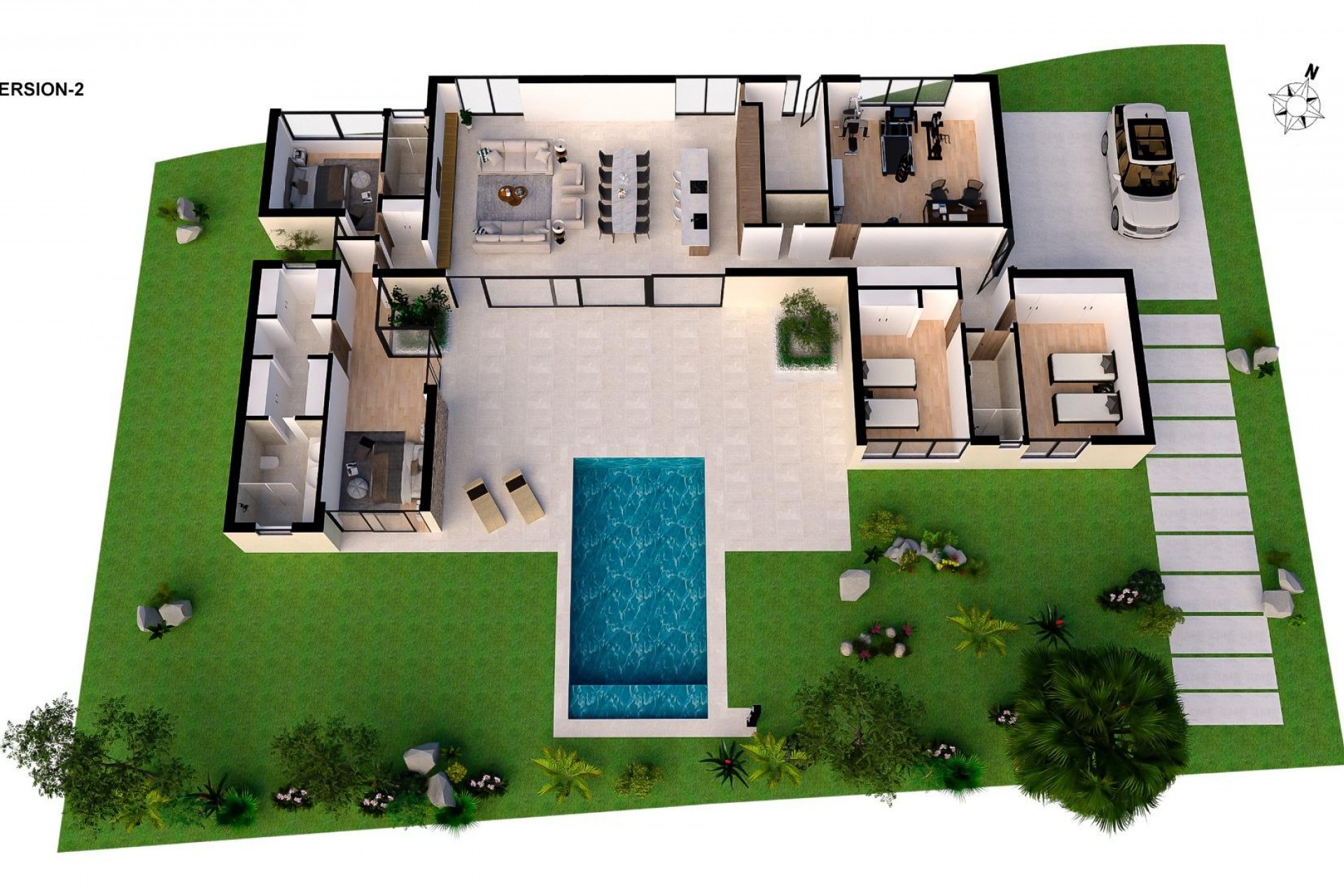 Nieuwbouw - Villa - Banos y Mendigo - Altaona Golf And Country Village