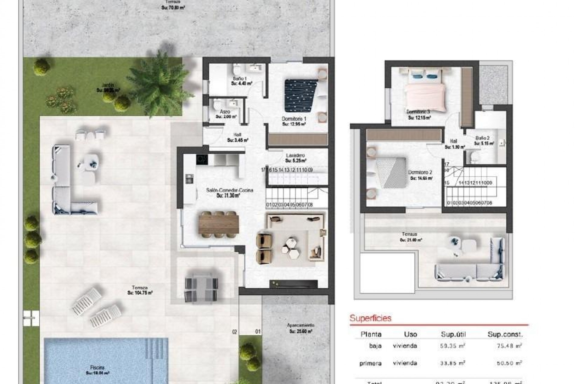 Nieuwbouw - Villa - Banos y Mendigo - Altaona Golf