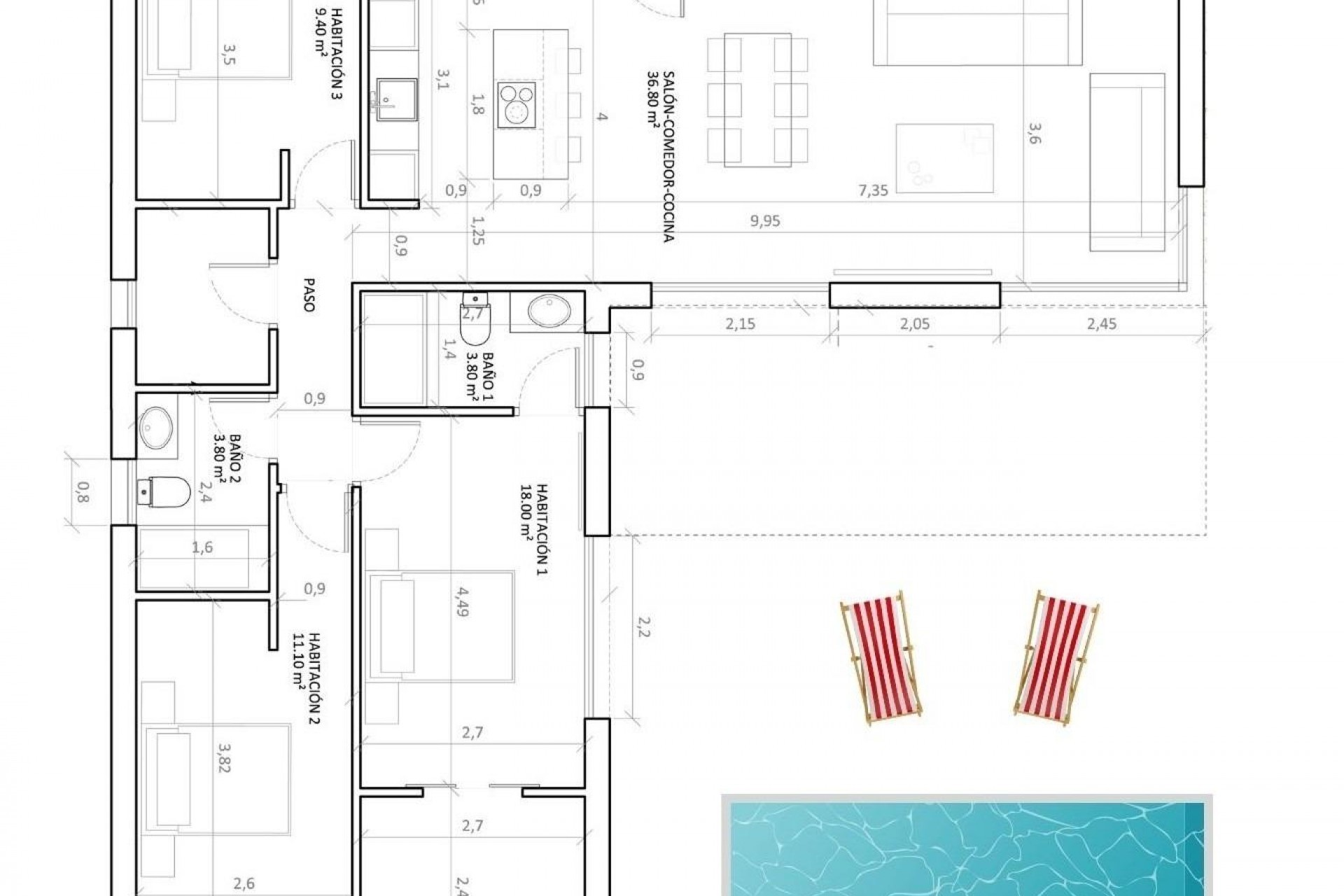 Nieuwbouw - Villa - Hondón de las Nieves - Urbaniz La Montañosa