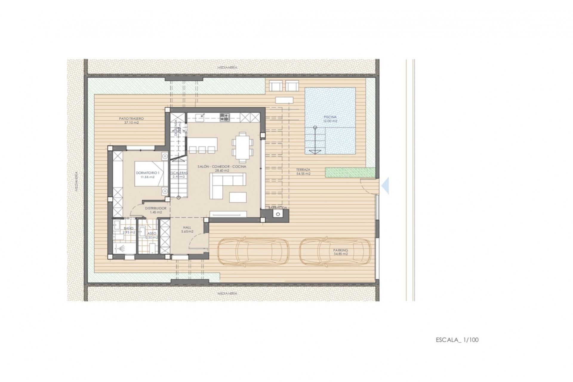 Nieuwbouw - Villa - San Juan de los Terreros - Las Mimosas