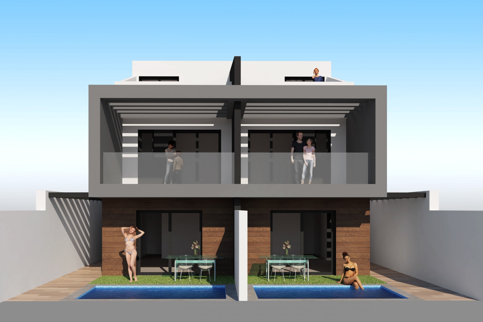 Nieuwbouw - Villas - San Javier - 30720