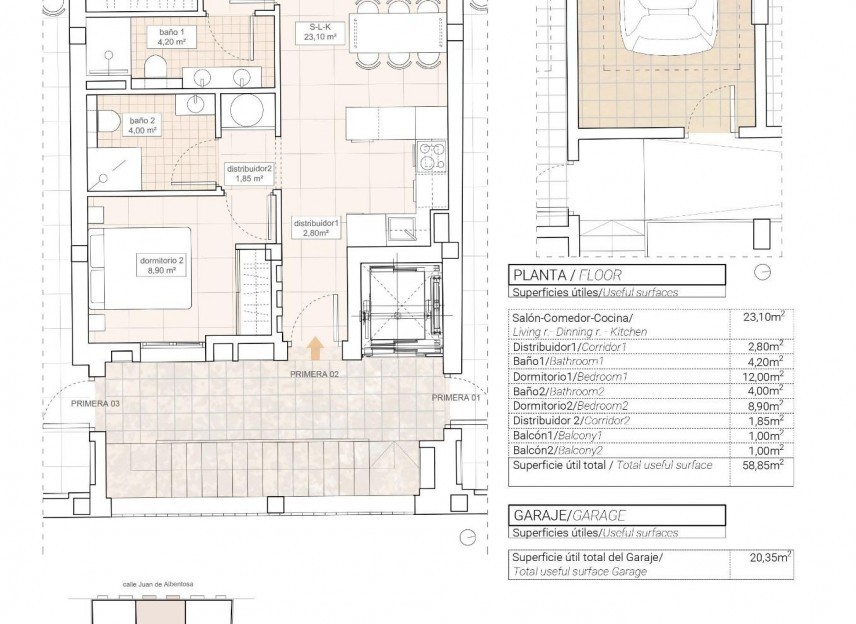Nouvelle construction - Apartment - Hondón de las Nieves - Pueblo