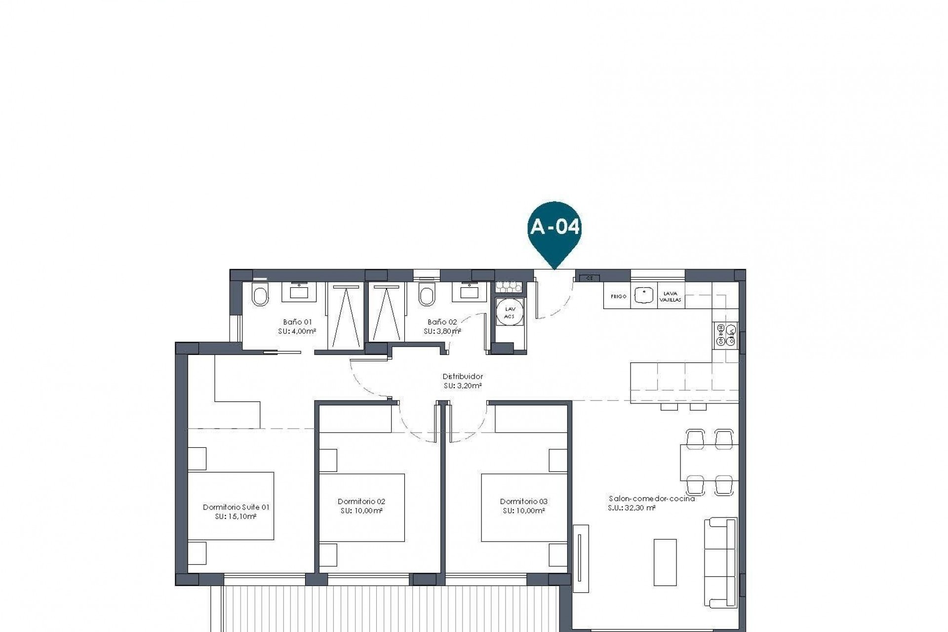 Nouvelle construction - Apartment - Los Alcazares - Serena Golf