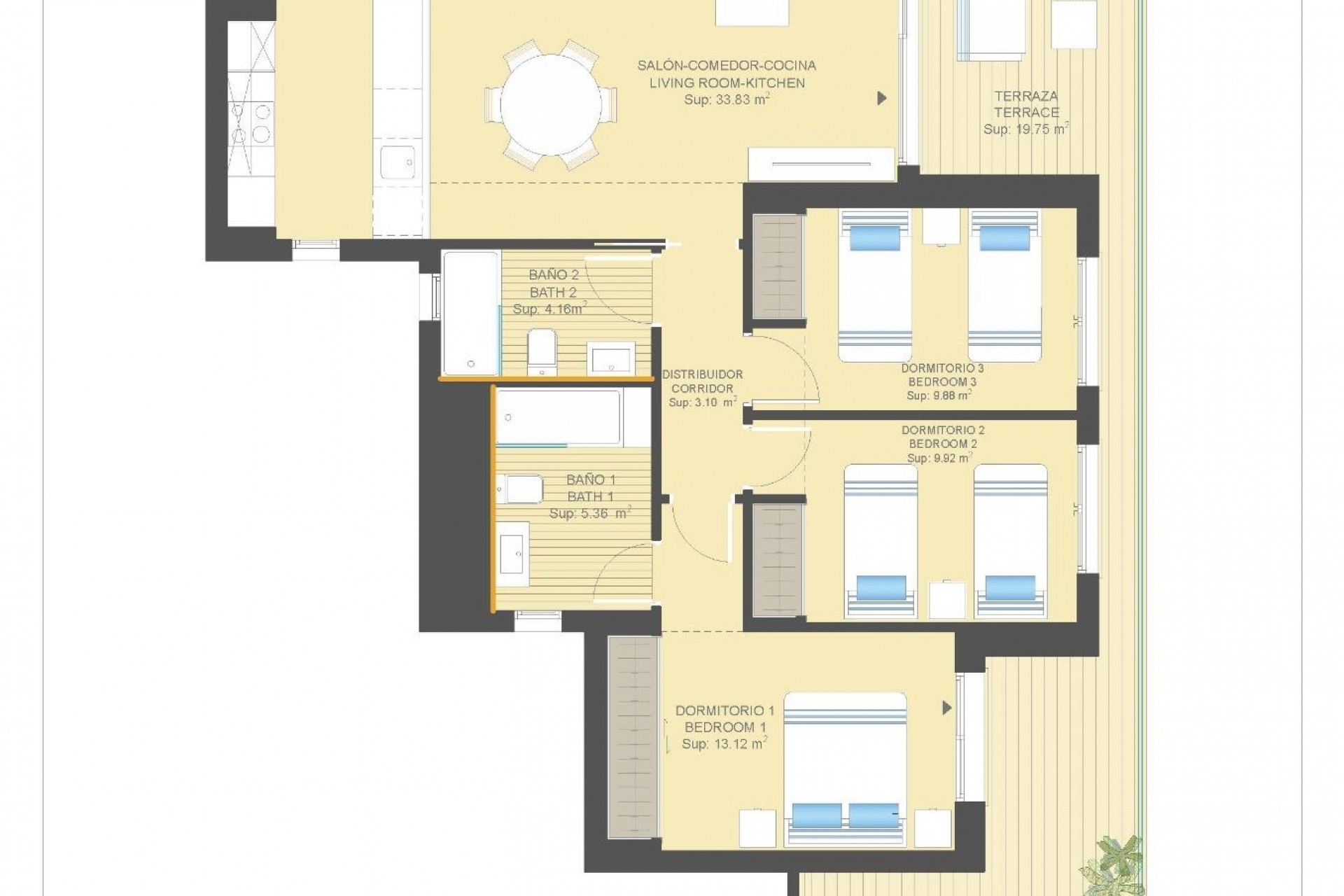 Nouvelle construction - Apartment - Orihuela Costa - Campoamor