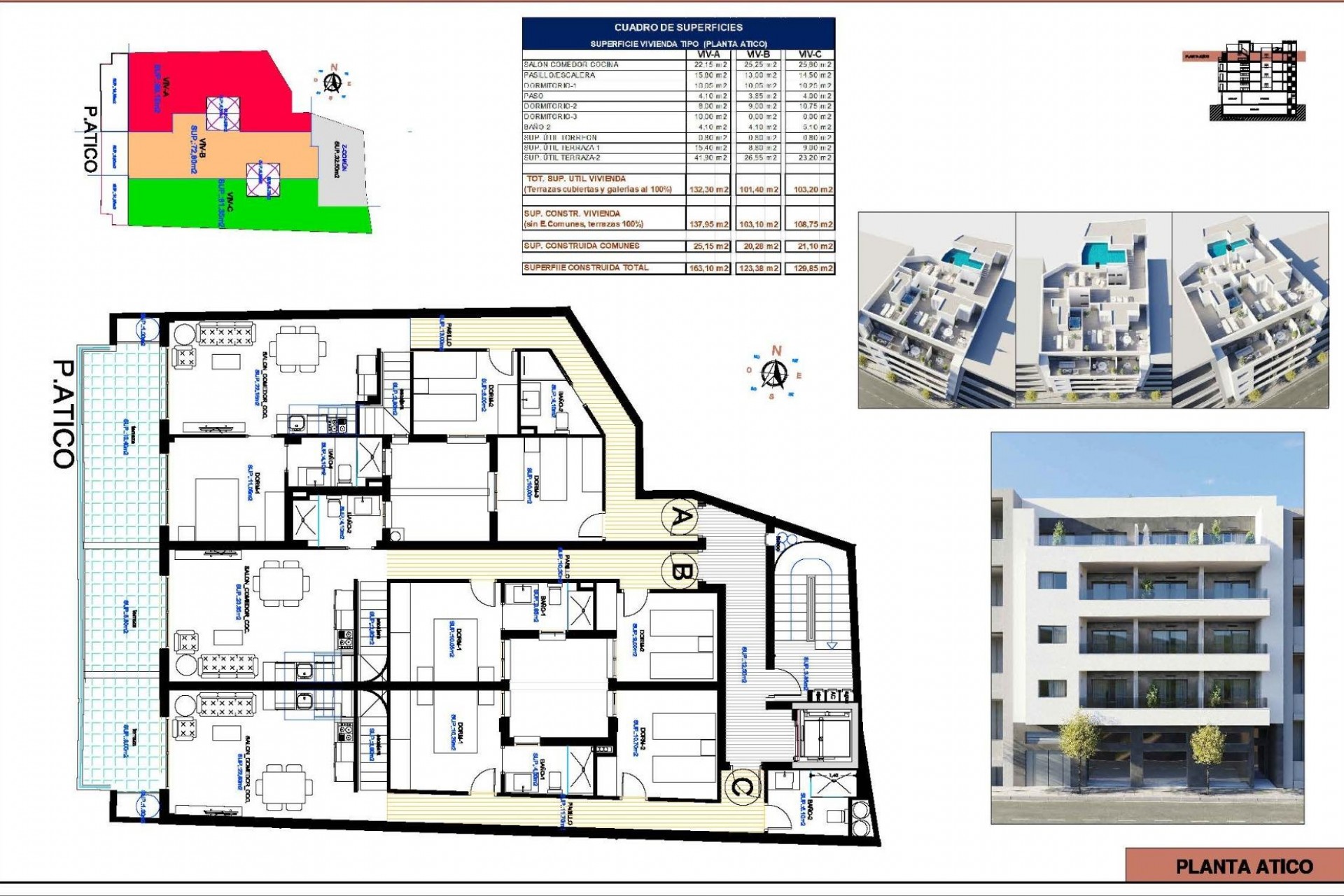 Nouvelle construction - Attique - Torrevieja - Centro