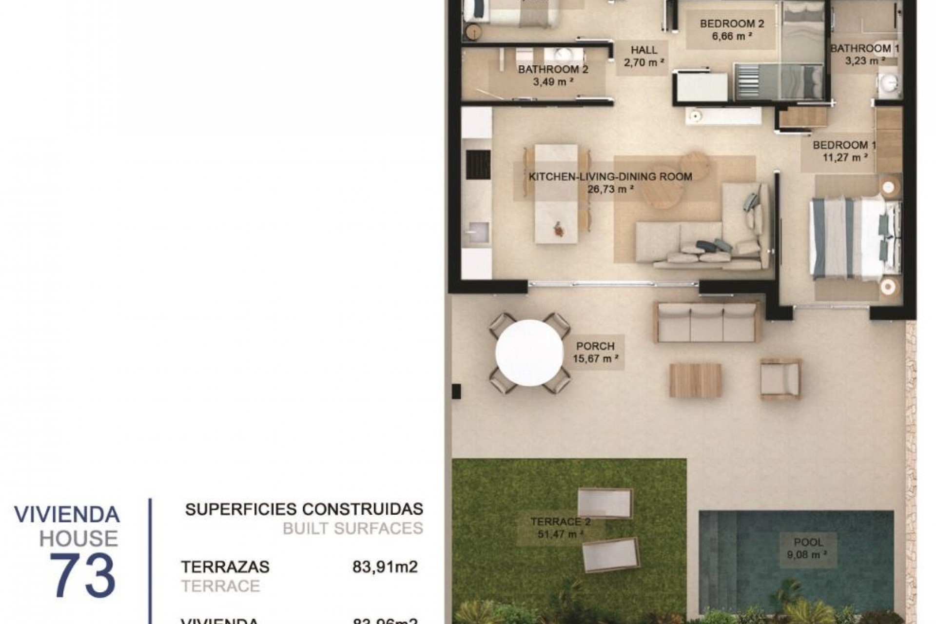 Nouvelle construction - Bungalow - Pilar de la Horadada - La Torre De La Horadada