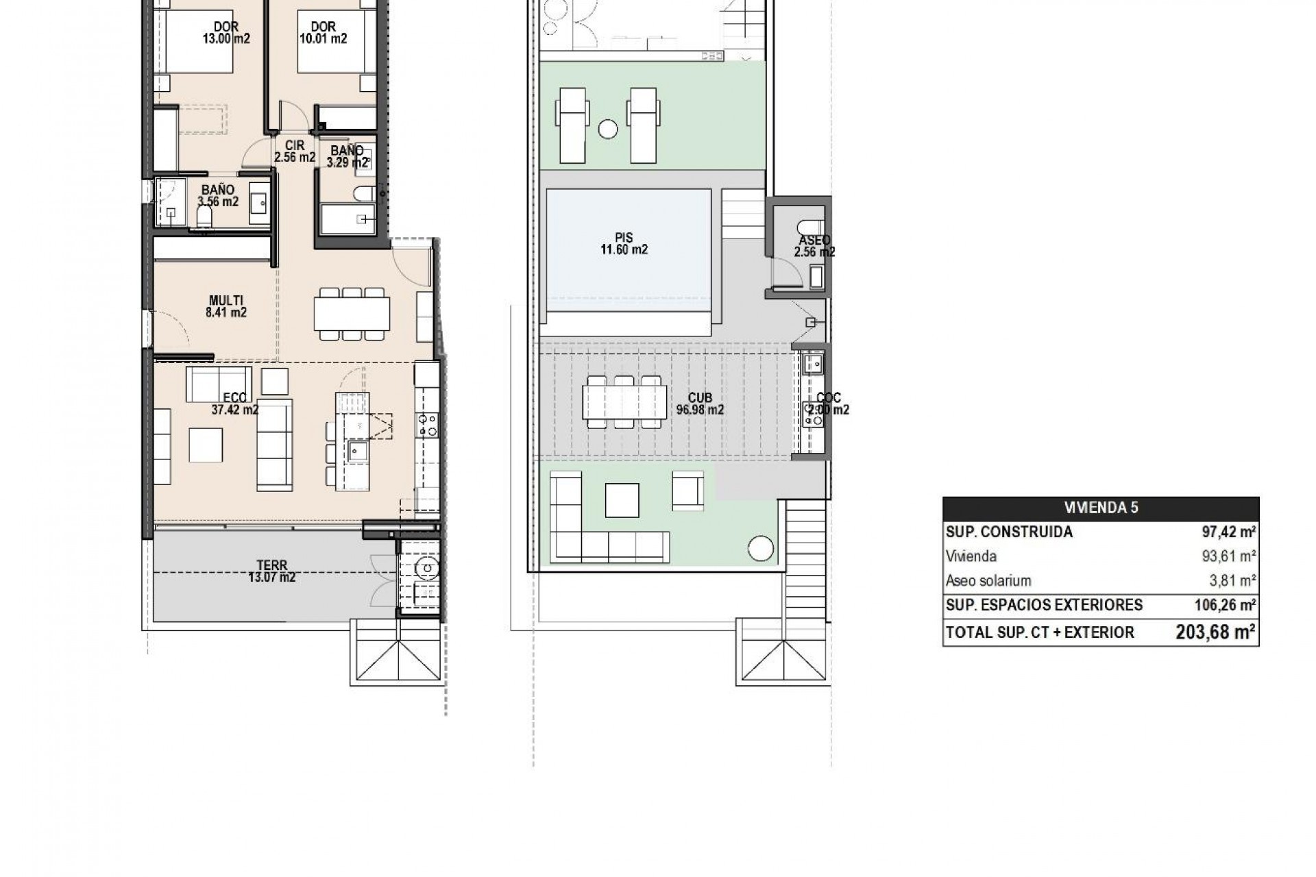 Nouvelle construction - Bungalow - Pilar de la Horadada - parques de Andromeda