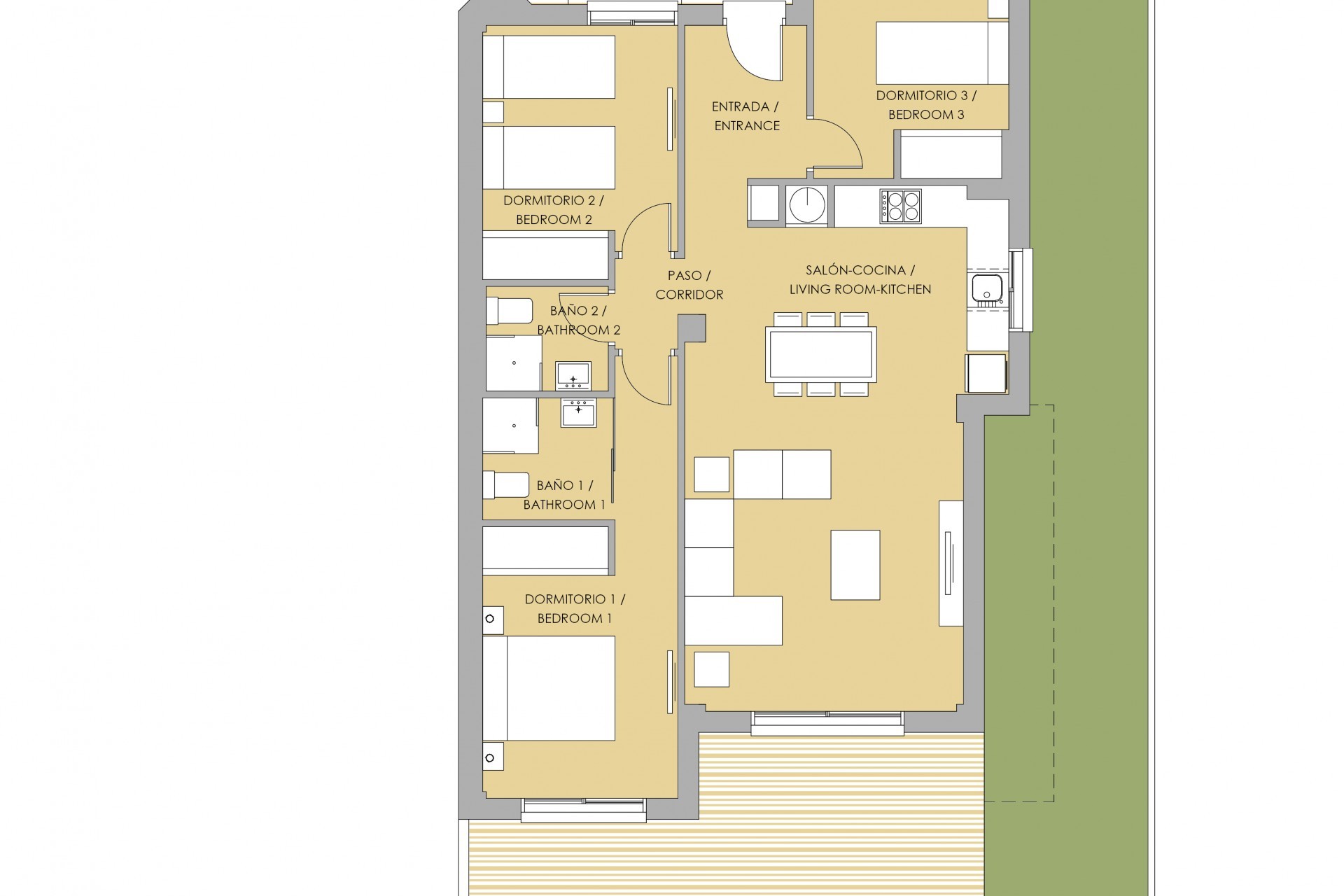 Nouvelle construction - Bungalows - Orihuela - 03189