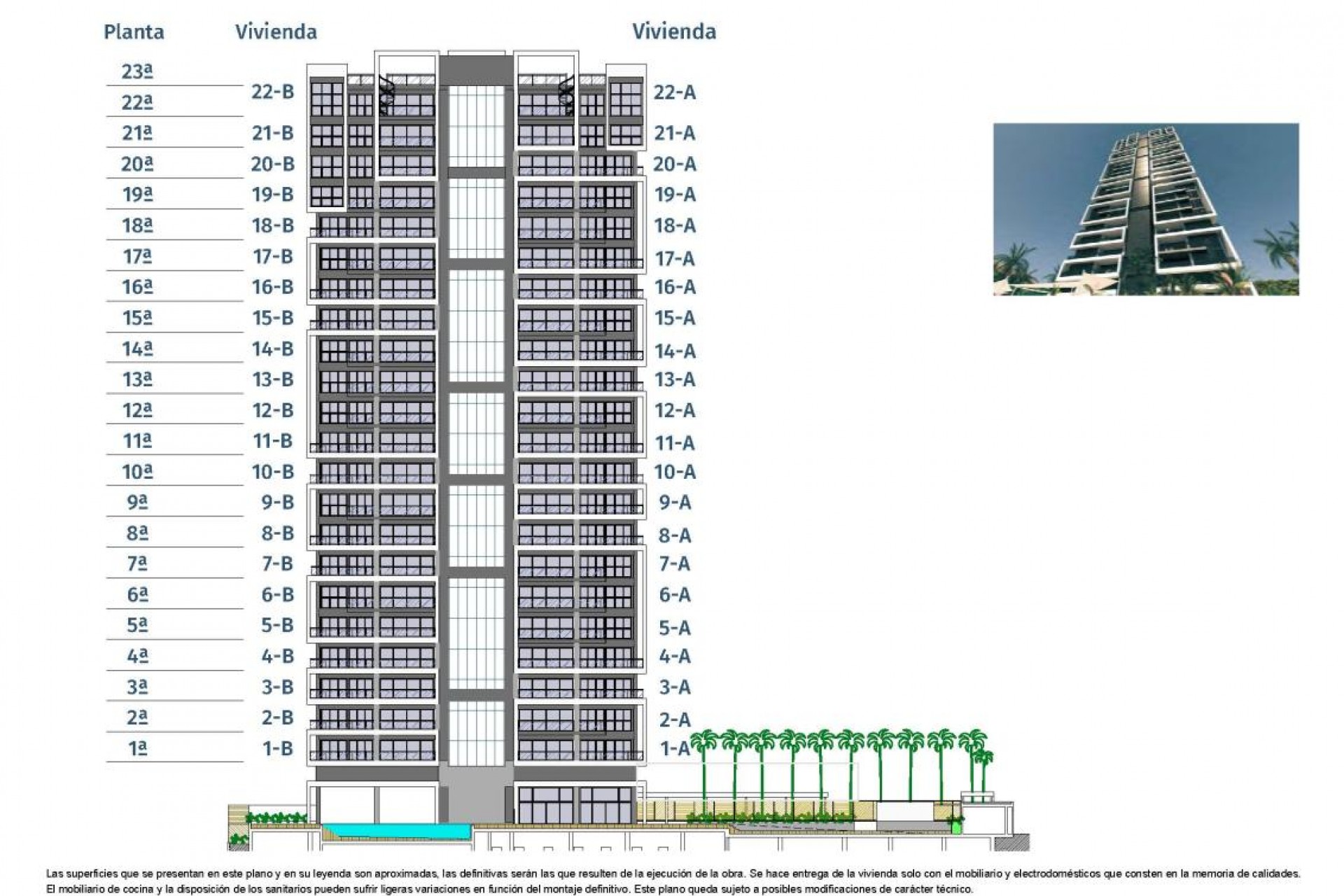 Nouvelle construction - Flats - Benidorm - Avenida Ciudad Real s/n