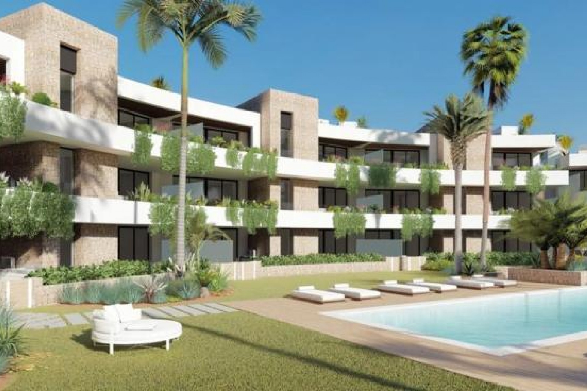Nouvelle construction - Flats - Cartagena - Urbanización La Manga Club s/n