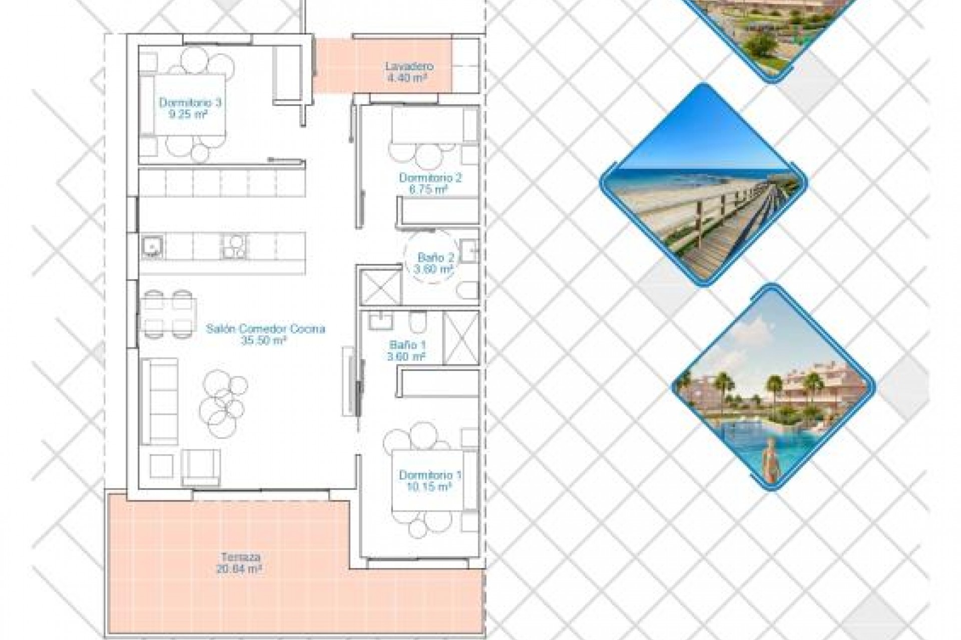 Nouvelle construction - Penthouses - Pilar de la Horadada