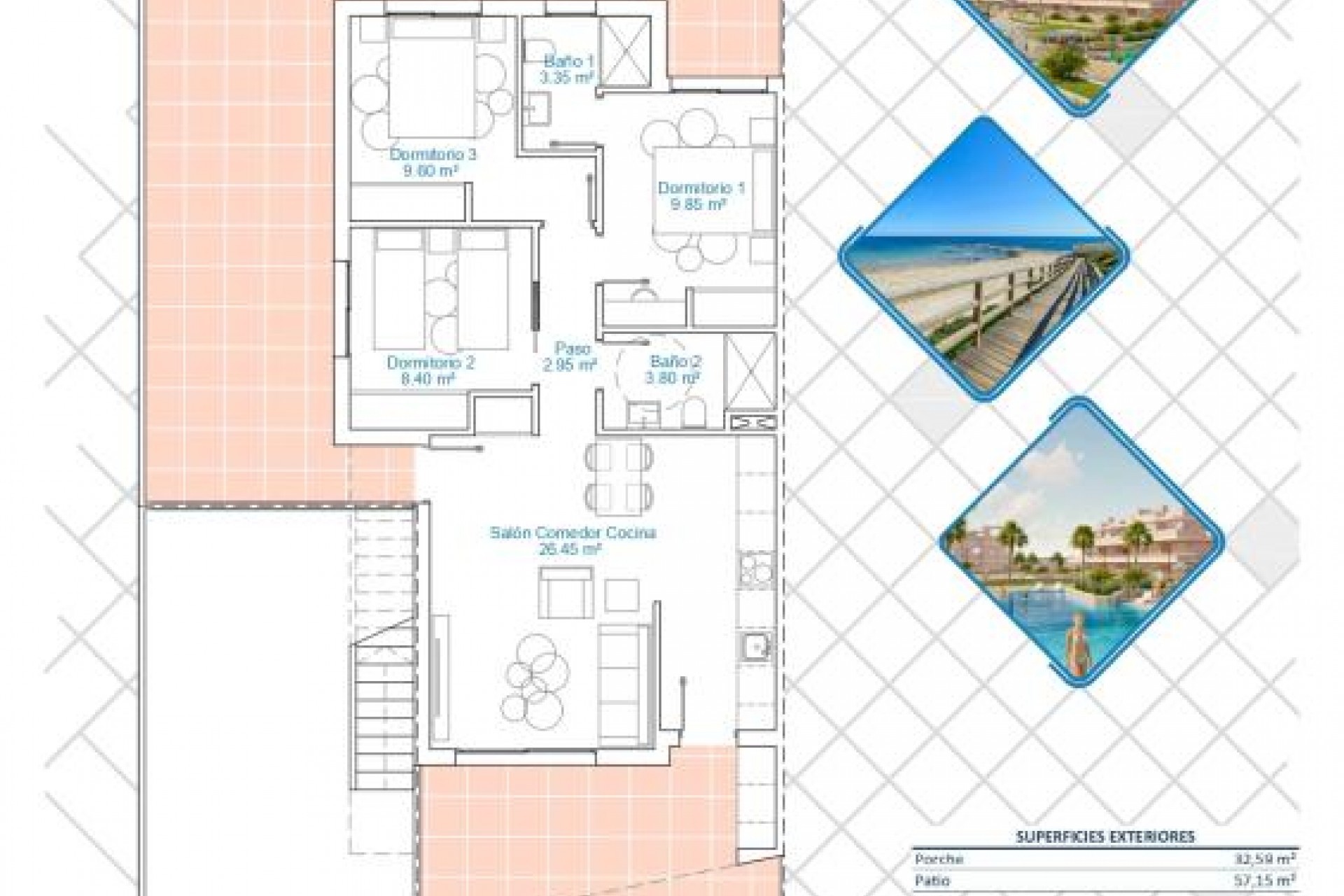 Nouvelle construction - Penthouses - Pilar de la Horadada