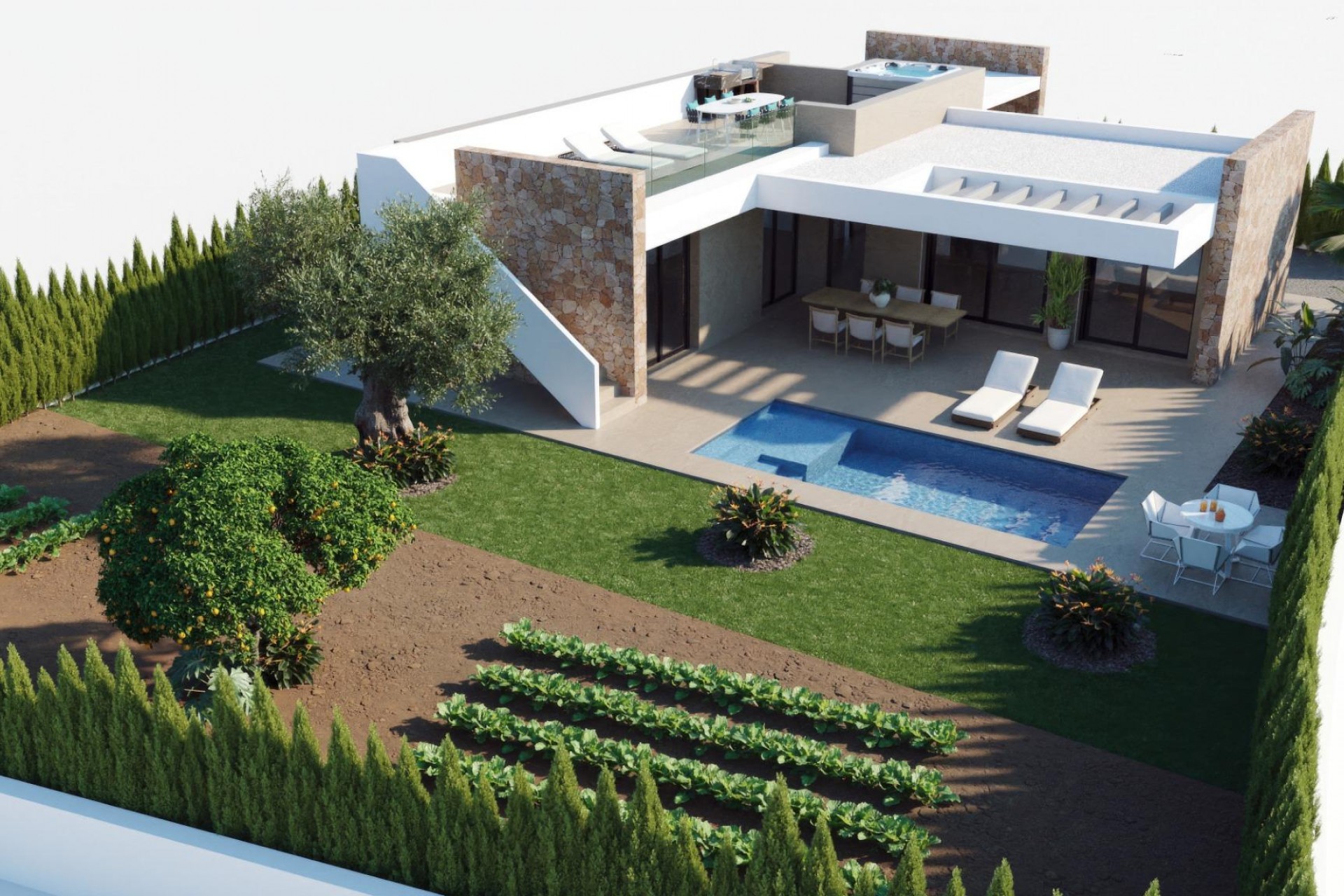 Nouvelle construction - Villa - Fuente Álamo - Hacienda del Alamo