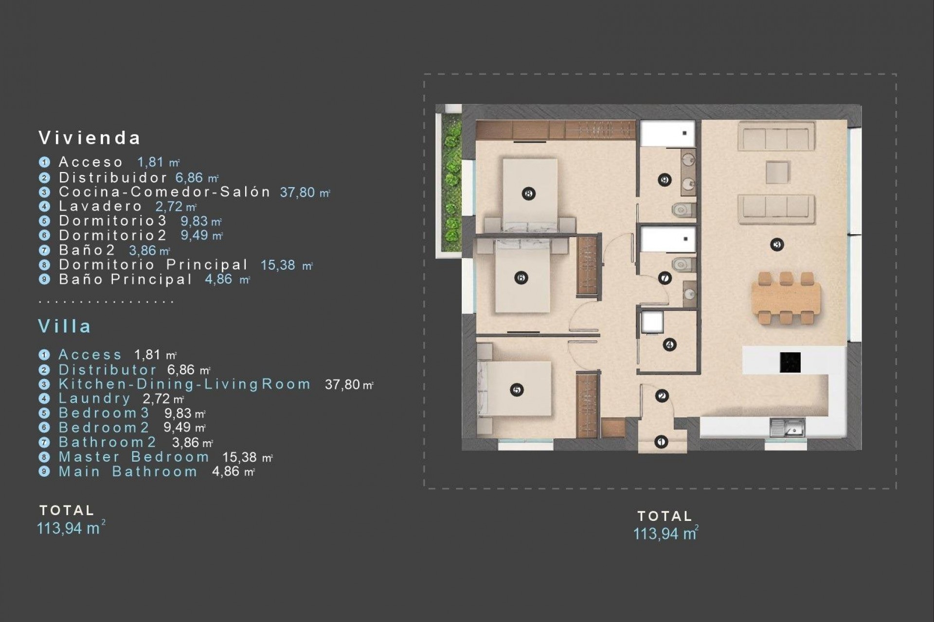 Nouvelle construction - Villa - Orihuela Costa - Las Filipinas