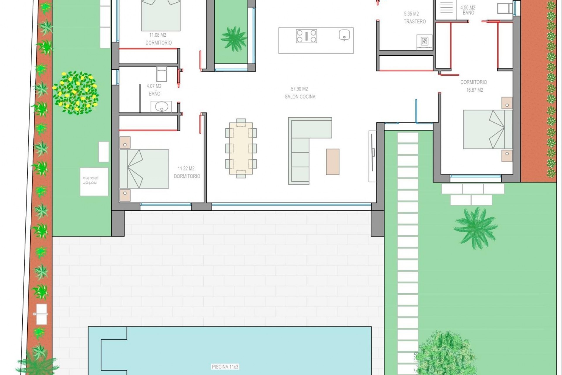 Nouvelle construction - Villa - San Javier - Parque del doce