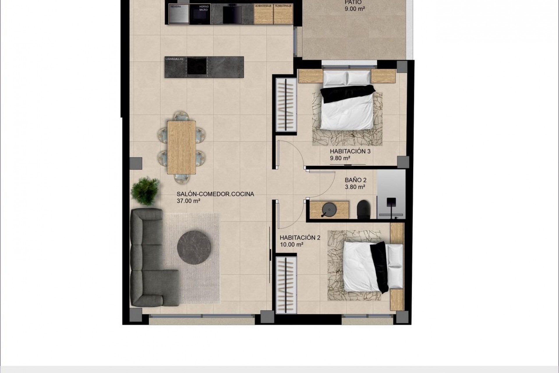Nowy budynek - Apartment - Catral - pueblo