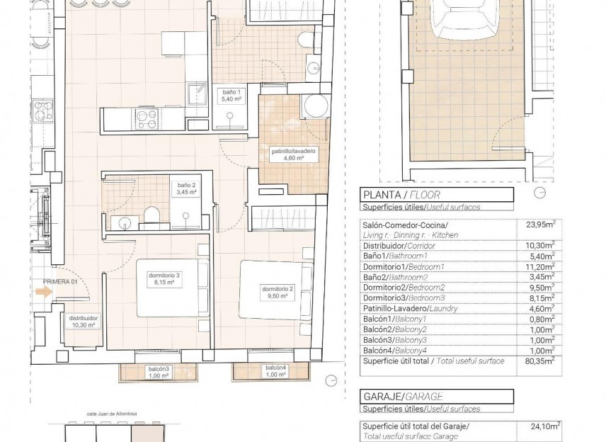 Nowy budynek - Apartment - Hondón de las Nieves - Pueblo