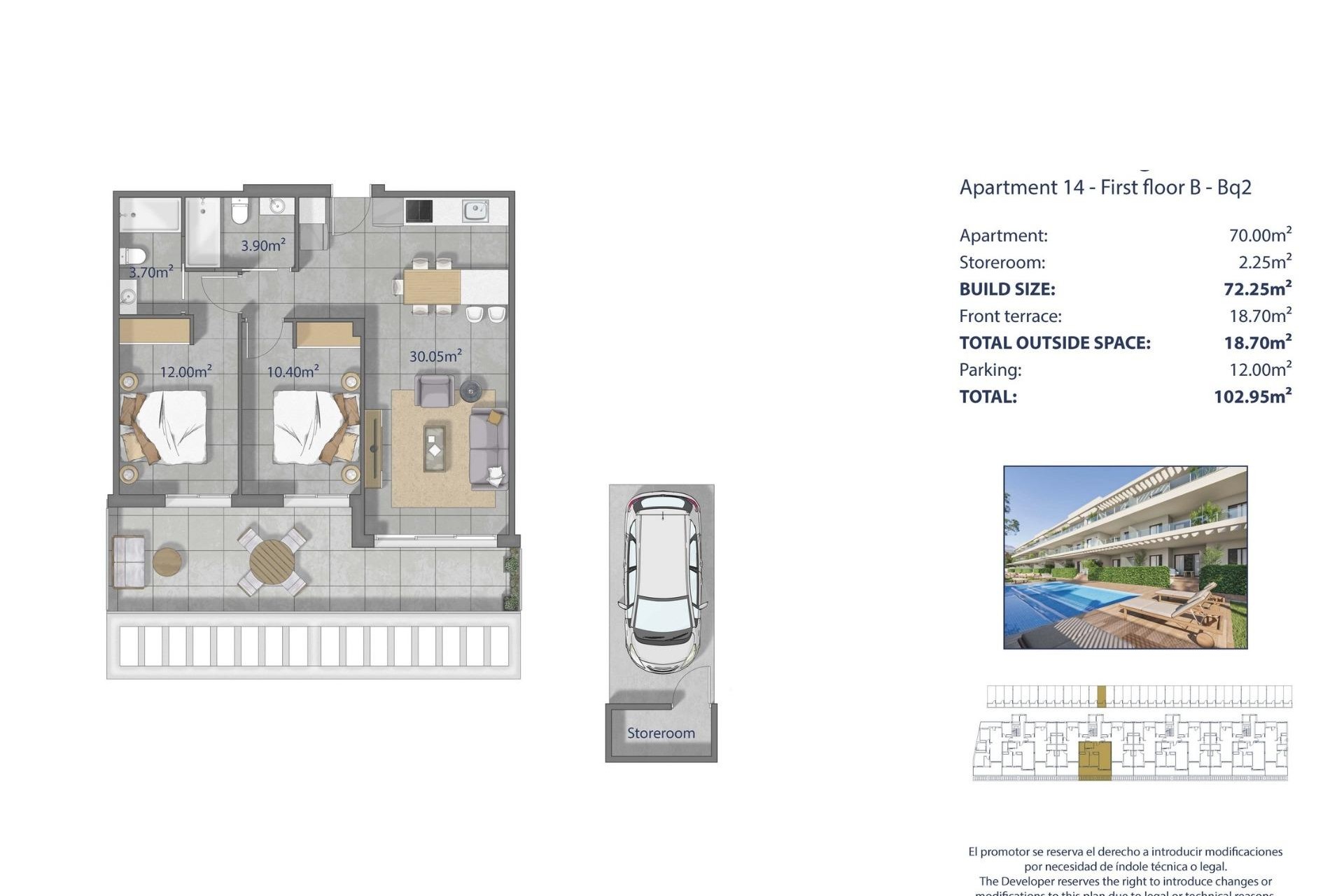 Nowy budynek - Apartment - Los Alcazares - Los Narejos