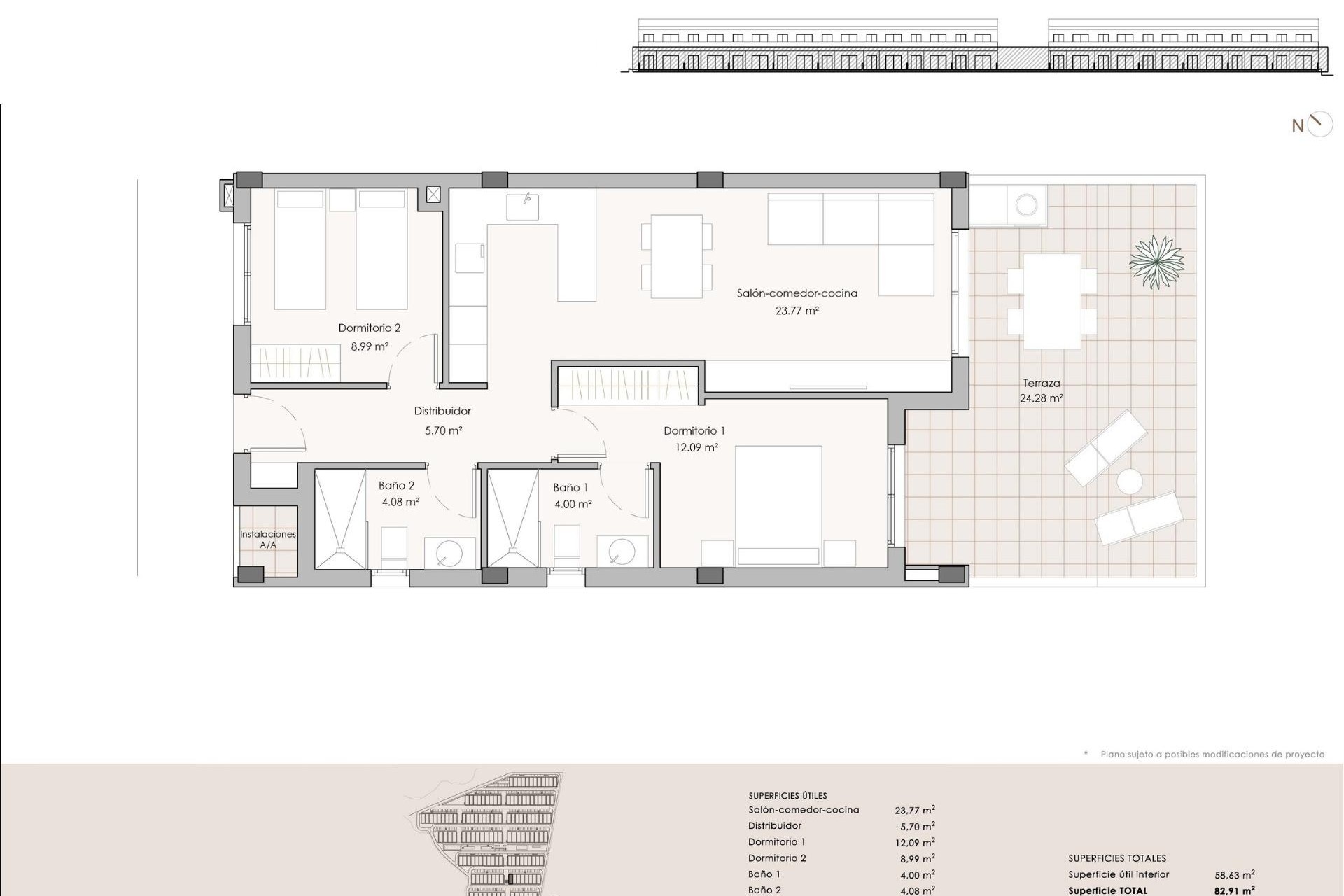 Nowy budynek - Apartment - Pulpi - Aguilón Golf
