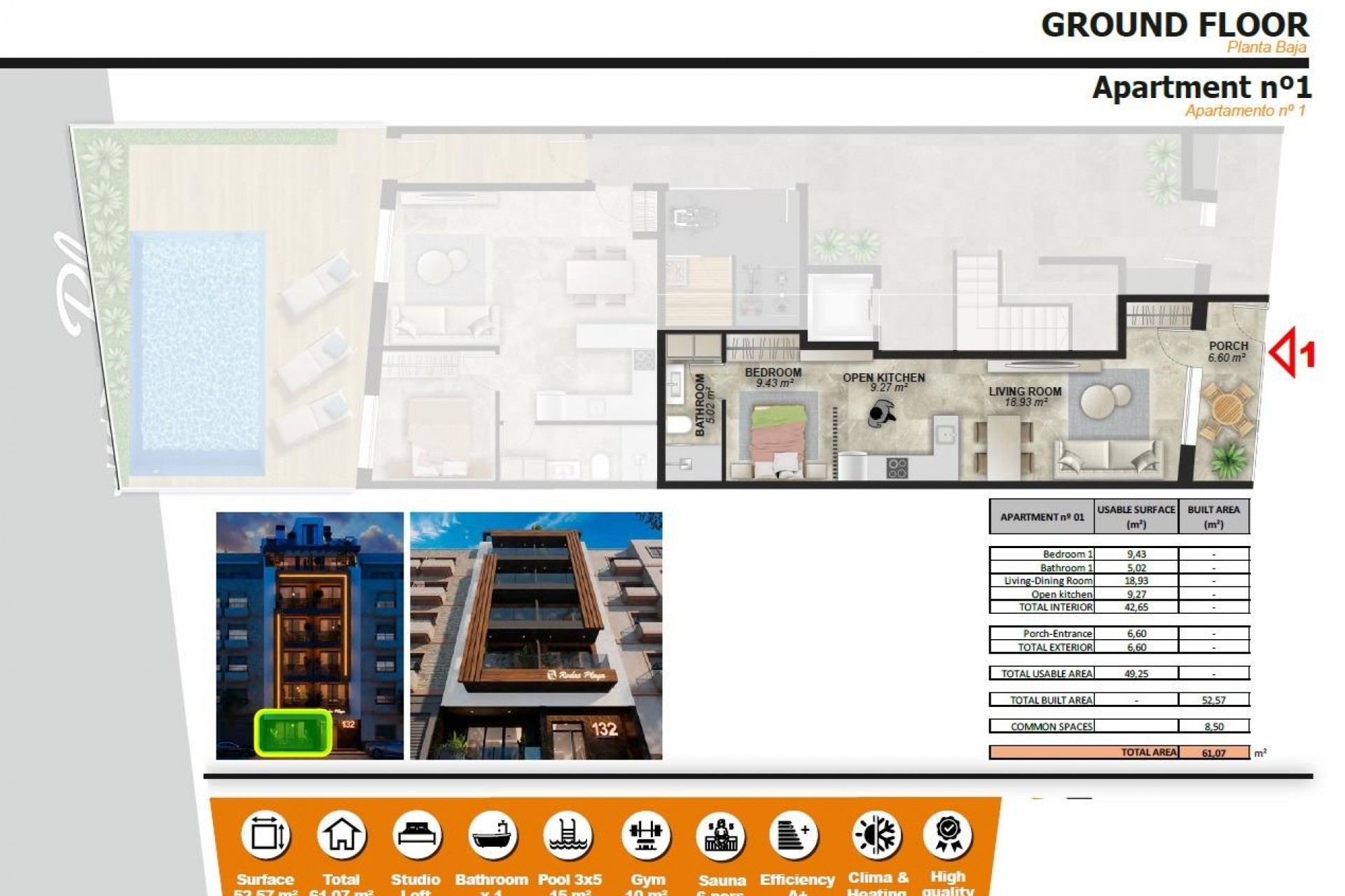 Nowy budynek - Apartment - Torrevieja - Playa de El Cura