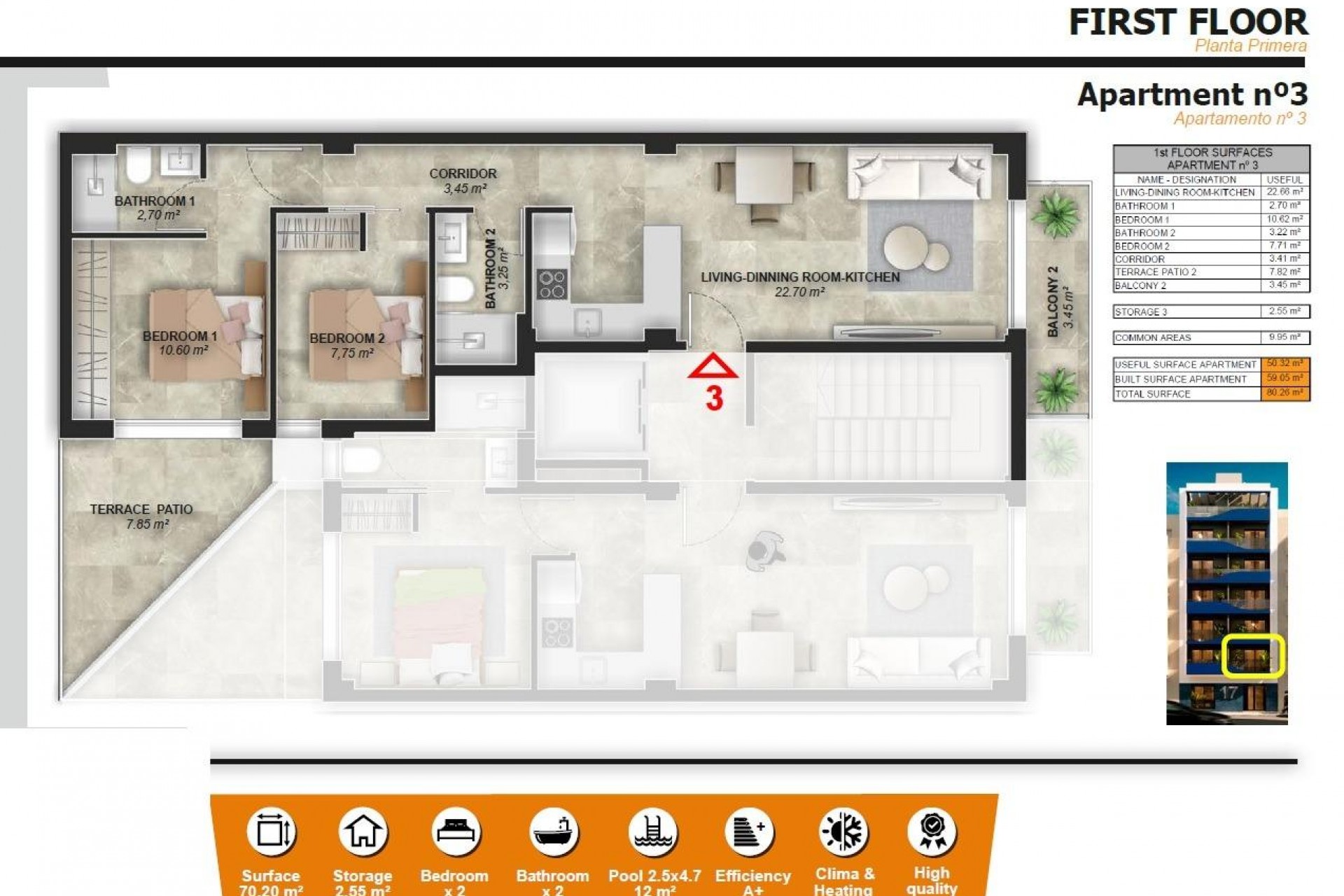 Nowy budynek - Apartment - Torrevieja - Playa del Acequión