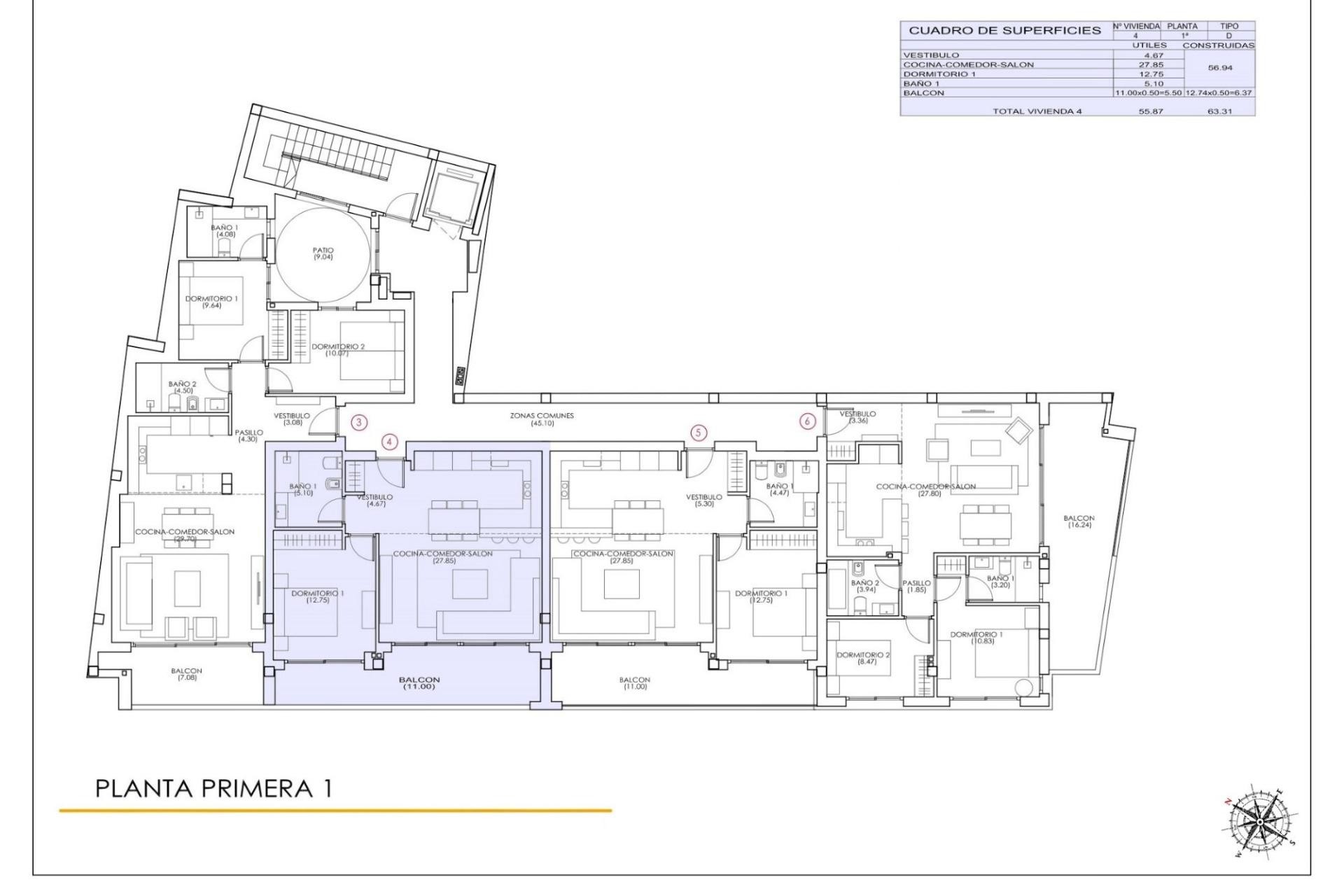 Nowy budynek - Apartment - Torrevieja - Playa del Cura