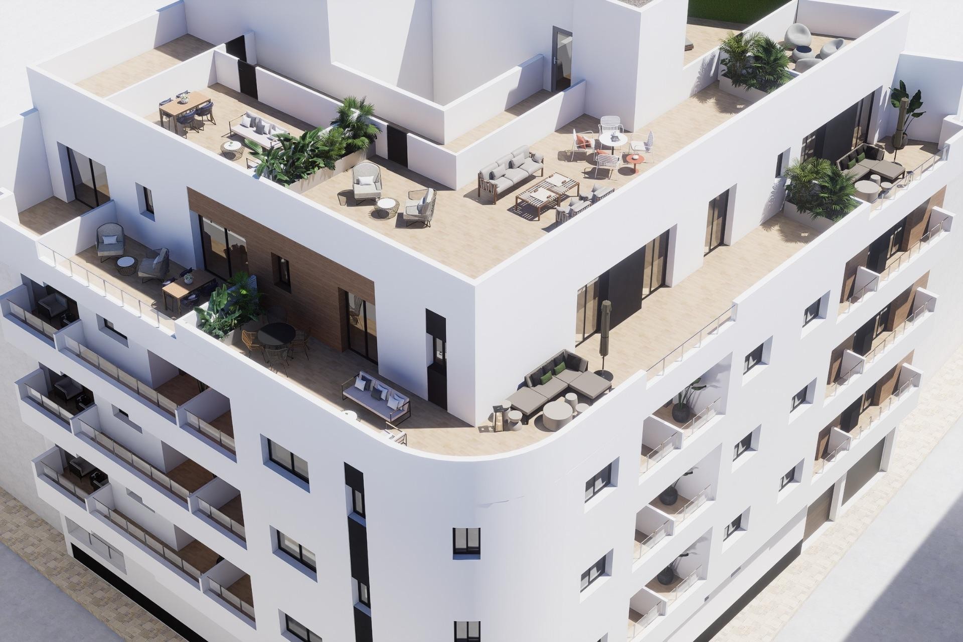 Nowy budynek - Apartment - Torrevieja - pueblo