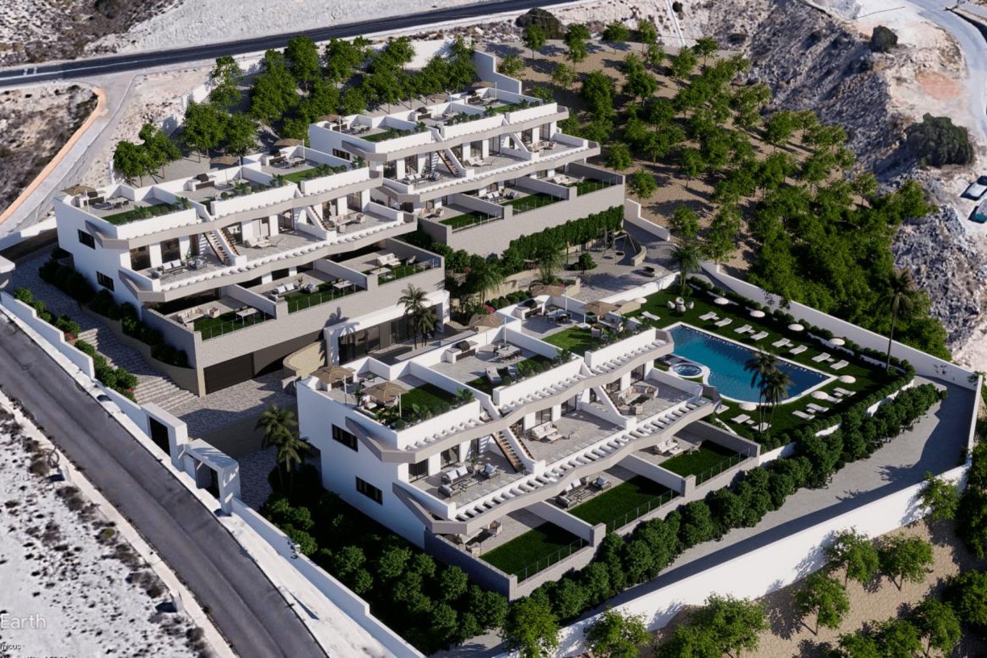 Nowy budynek - Bungalows - Finestrat - Avenida Granada, 62