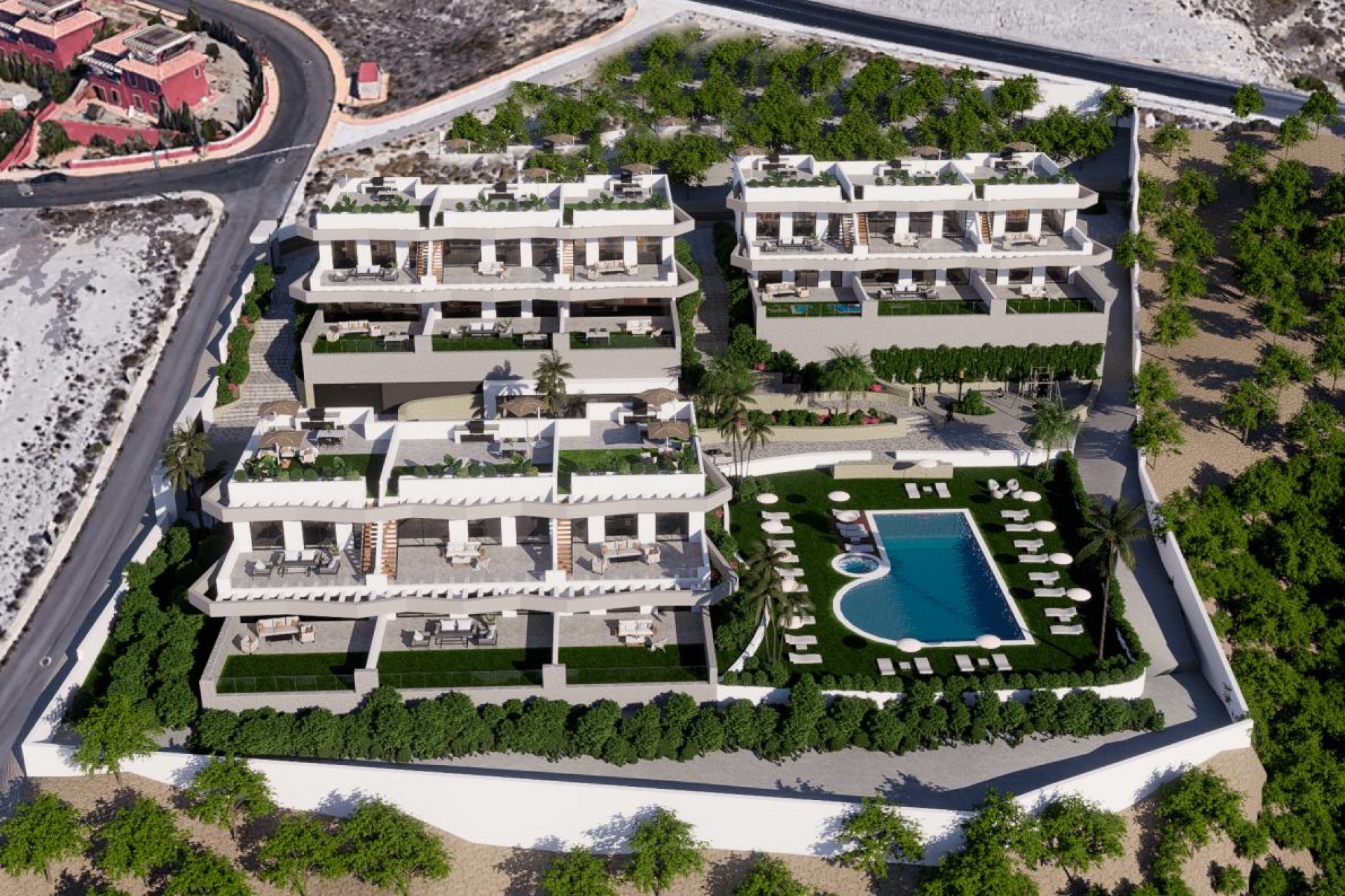 Nowy budynek - Bungalows - Finestrat - Avenida Granada, 62