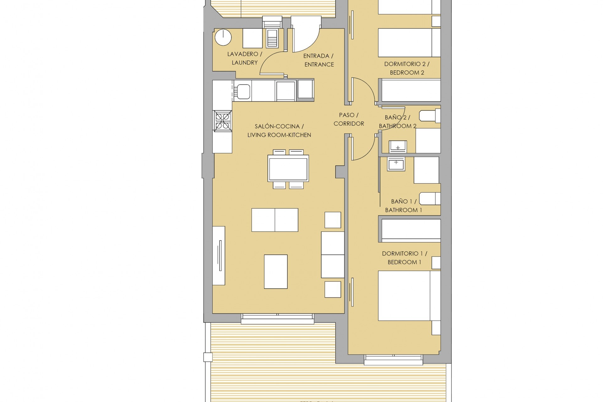 Nowy budynek - Bungalows - Orihuela - 03189