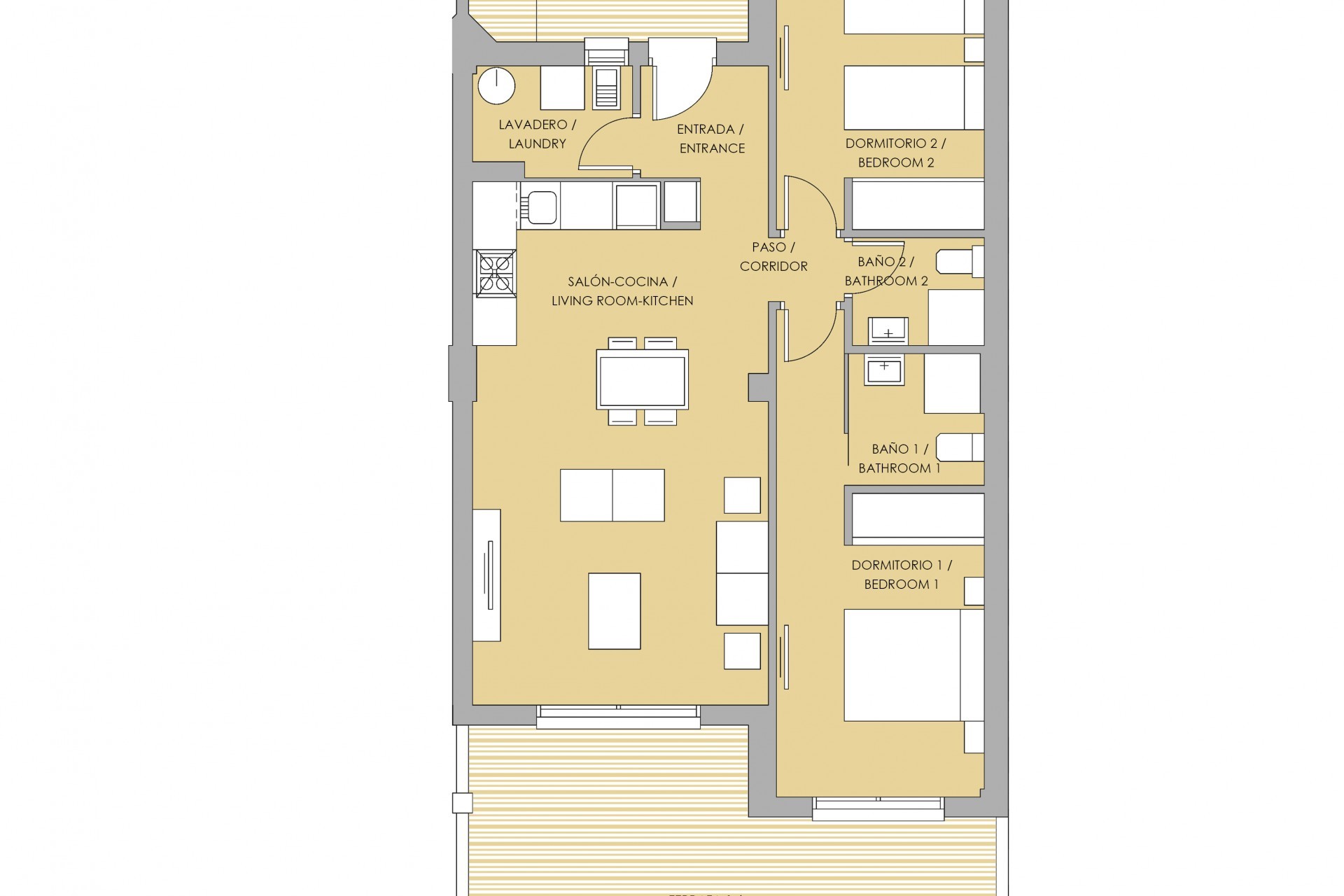 Nowy budynek - Bungalows - Orihuela - 03189