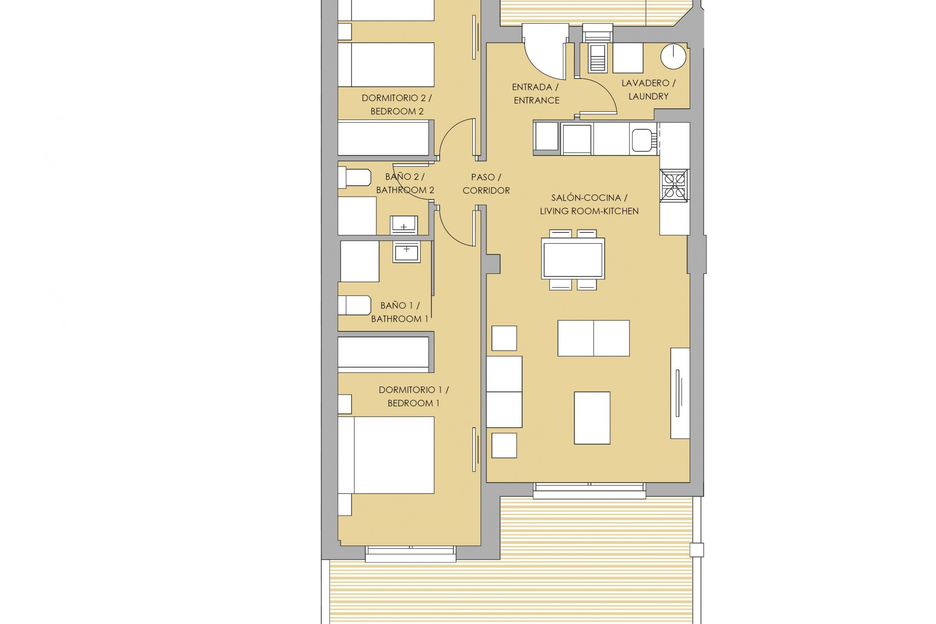 Nowy budynek - Bungalows - Orihuela - 03189
