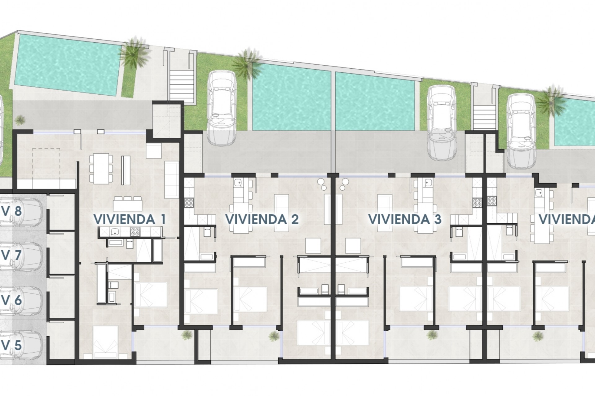 Nowy budynek - Bungalows - San Pedro del Pinatar - 30740