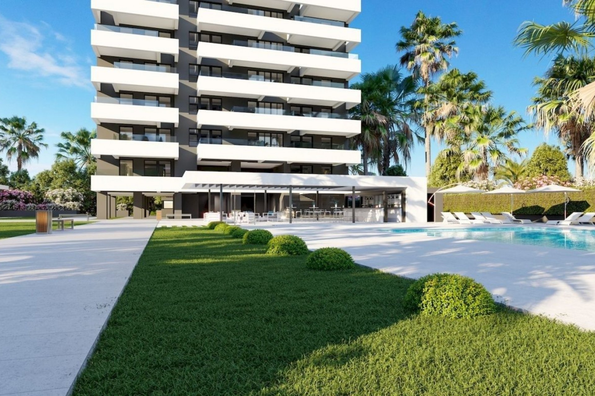 Nowy budynek - Daszek - Calpe - Playa Arenal-bol