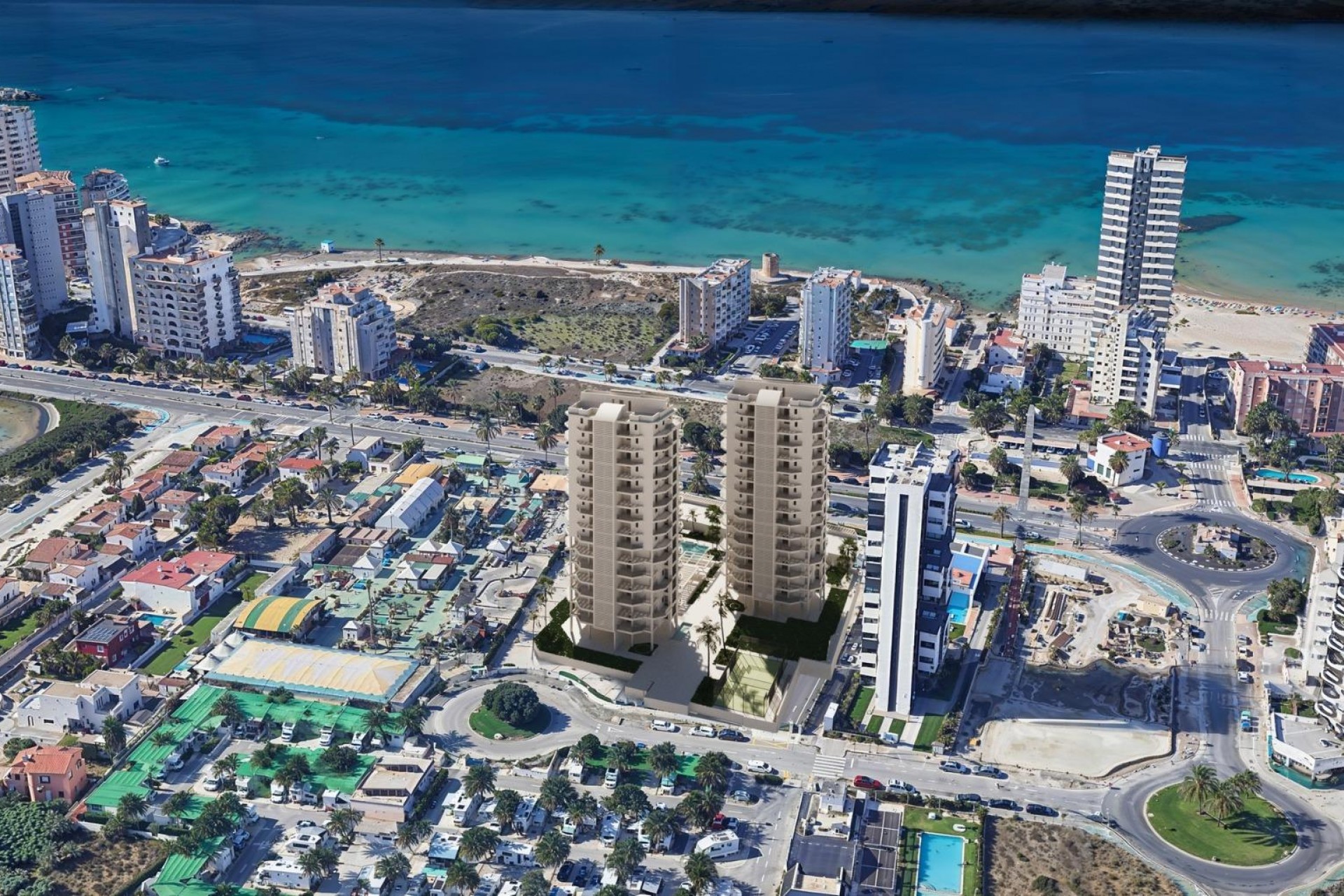 Nowy budynek - Daszek - Calpe - Playa Arenal