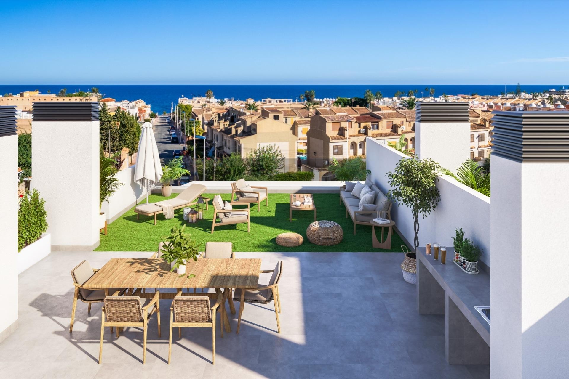 Nowy budynek - Daszek - Torrevieja - Los Frutales