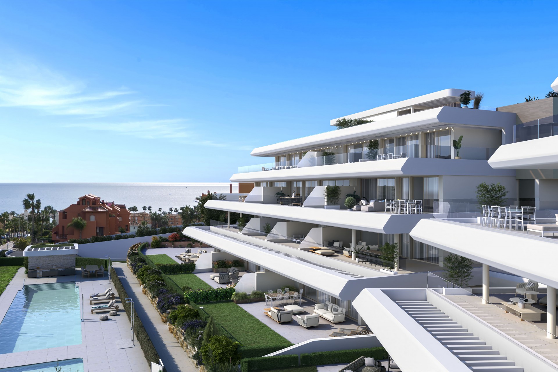 Nowy budynek - Flats - Estepona