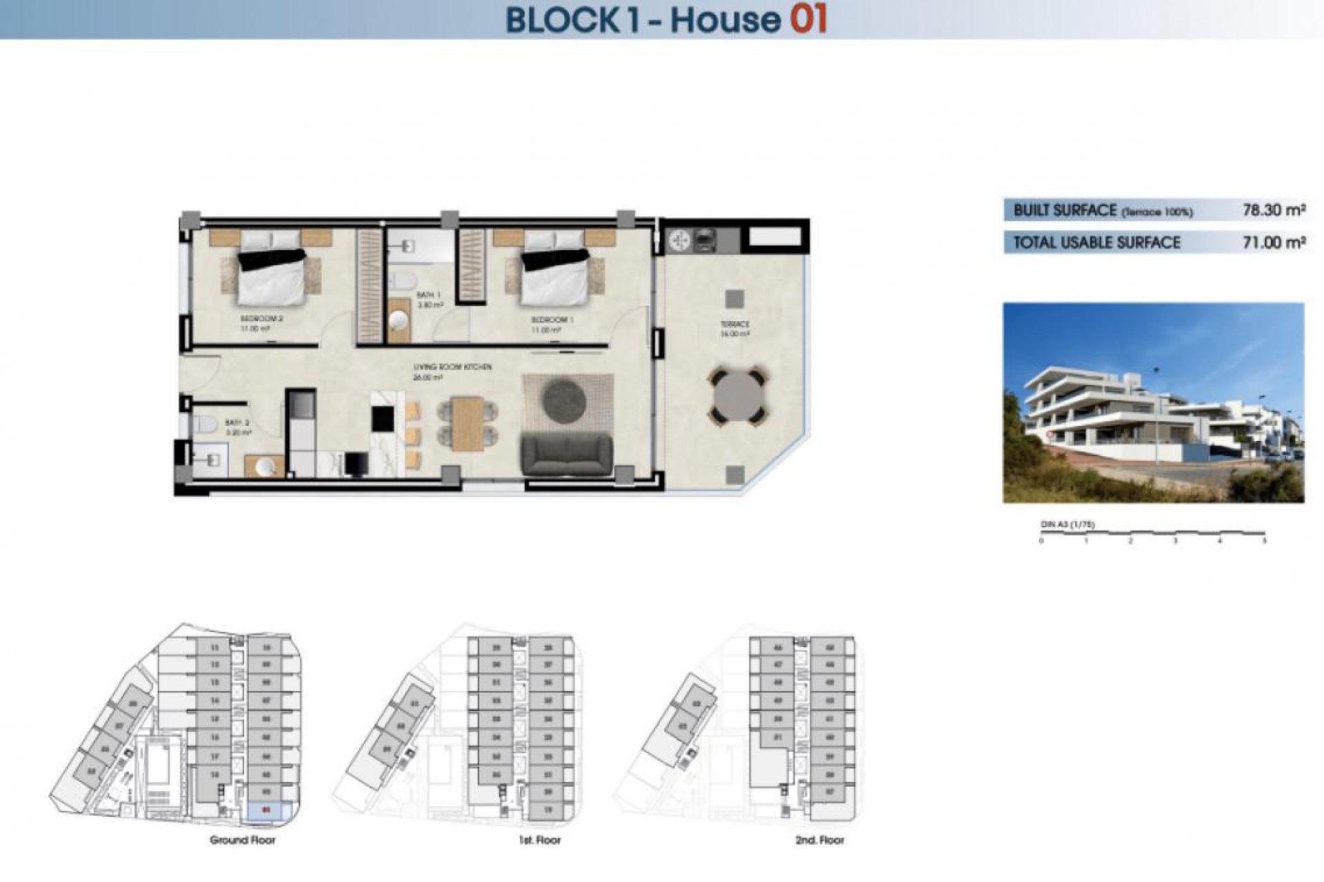 Nowy budynek - Ground floors - The Marina - 03008