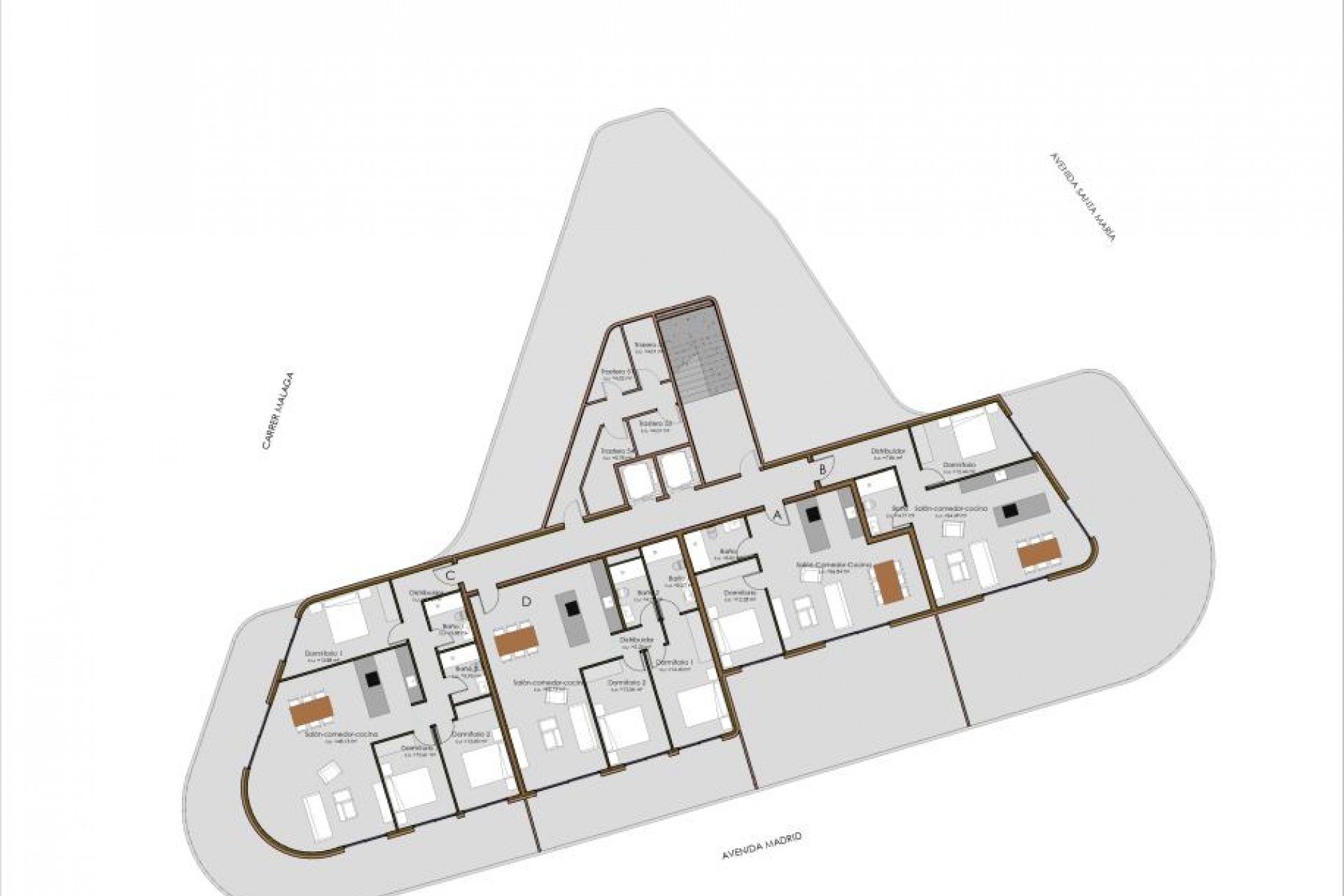 Nowy budynek - Penthouses - Calpe - Avenida de Madrid, 1