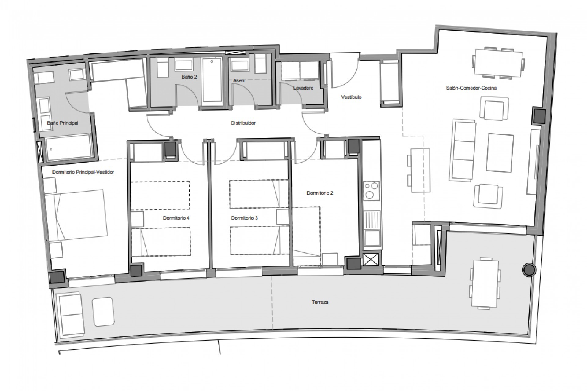 Nowy budynek - Penthouses - Estepona