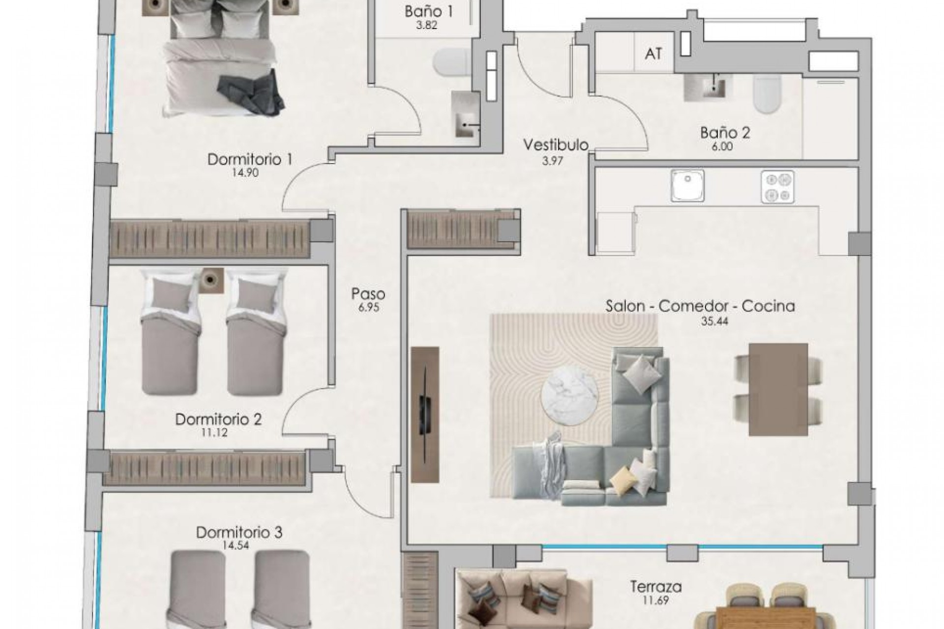 Nowy budynek - Penthouses - Santa Pola - 03130