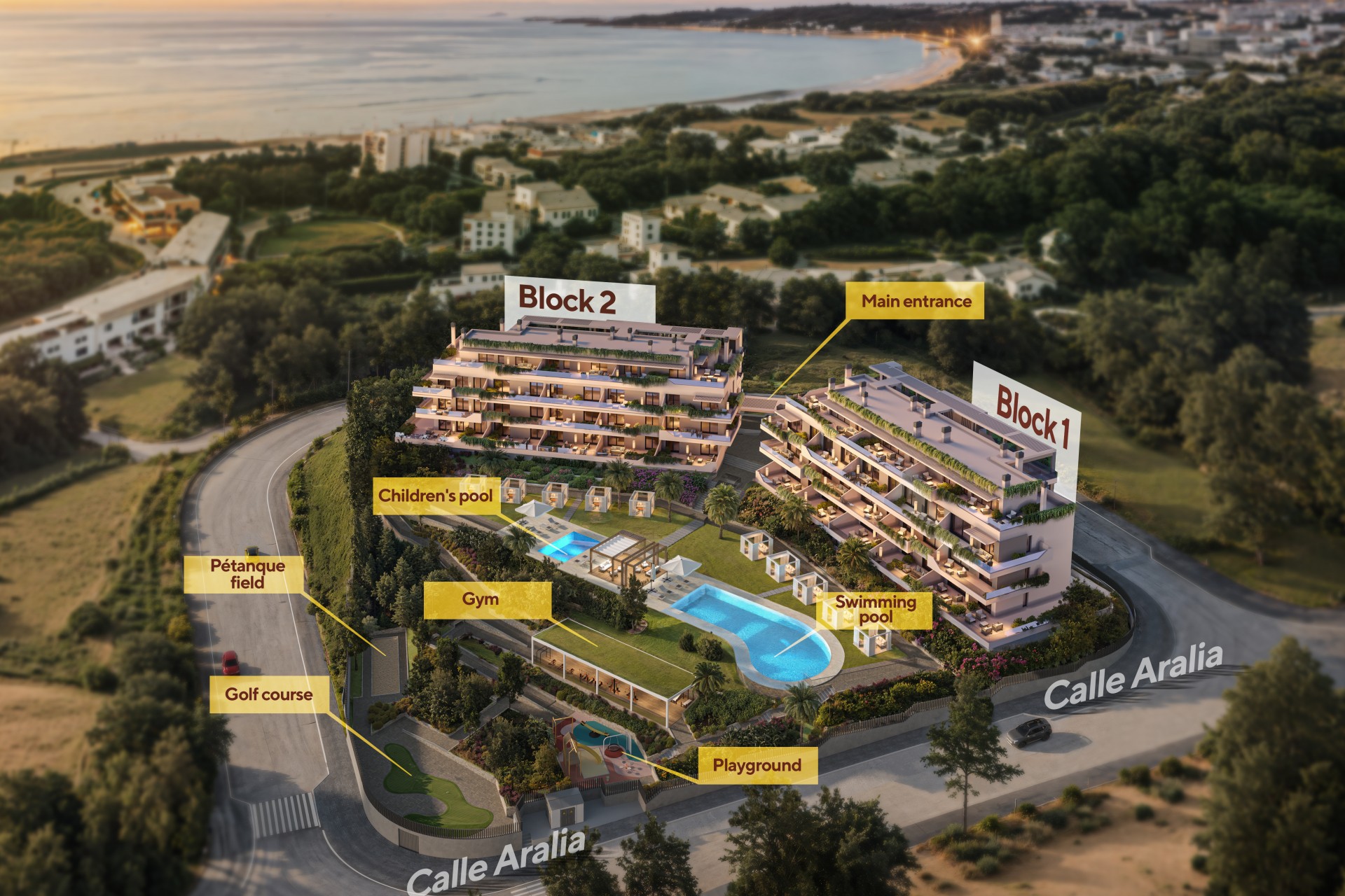 Nowy budynek - Penthouses - The Mijas Lagoons - 29649, Aralia sn