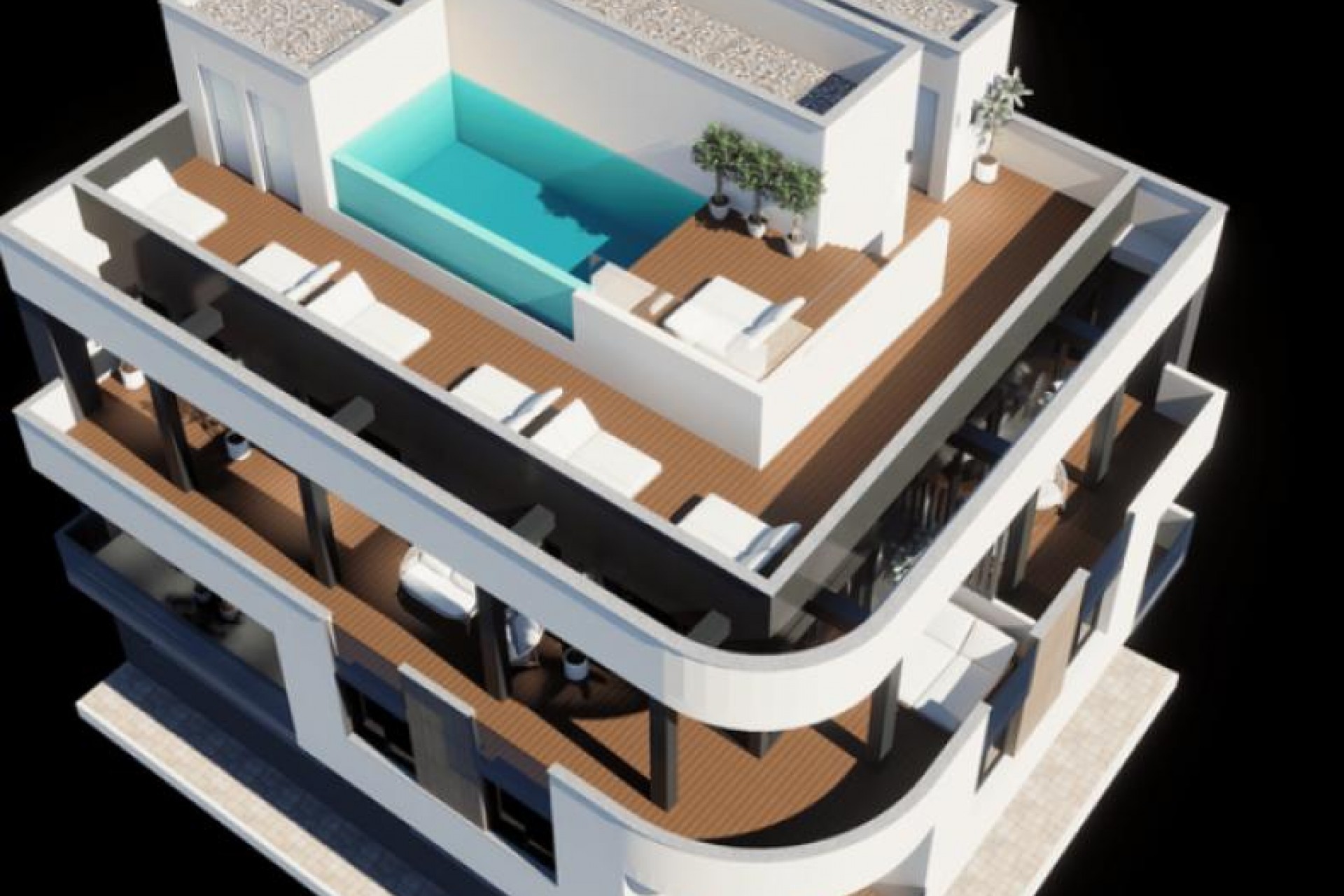 Nowy budynek - Penthouses - Torrevieja - 03182