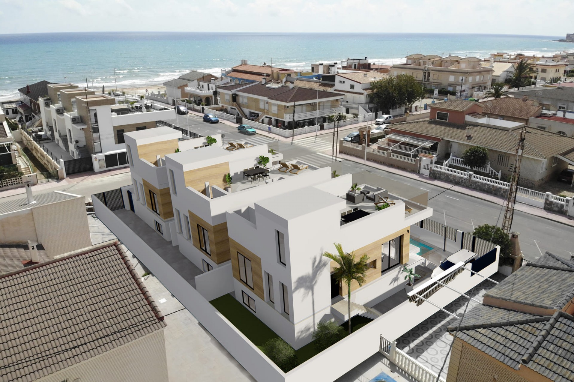 Nowy budynek - terraced house - La Mata