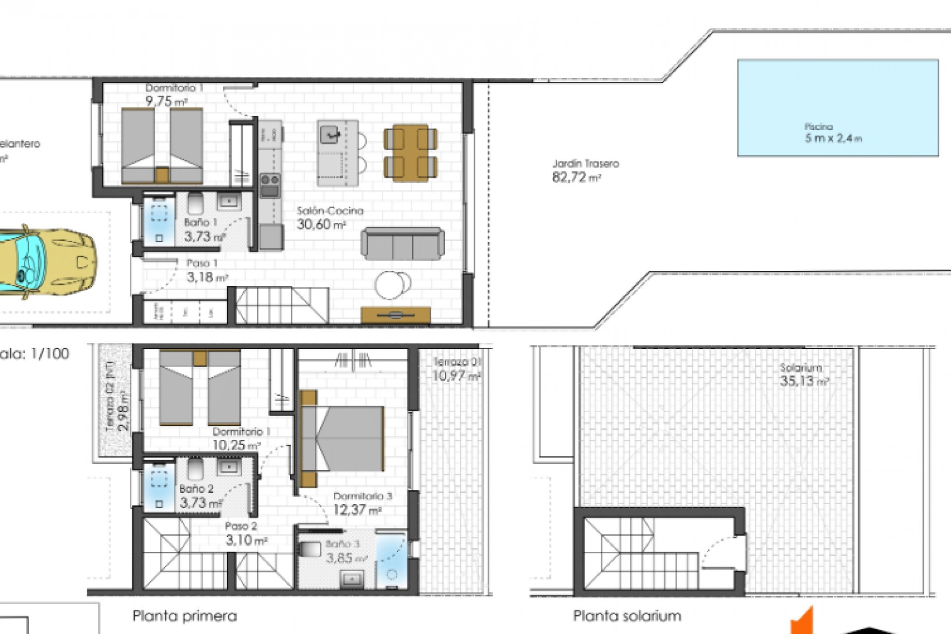 Nowy budynek - Terraced houses - San Javier - 30720