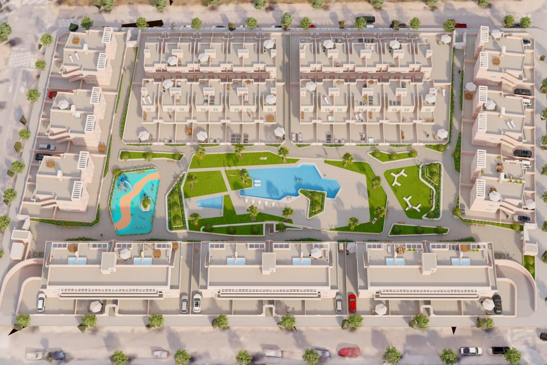 Nowy budynek - Town House - Pilar de la Horadada - Lo Monte