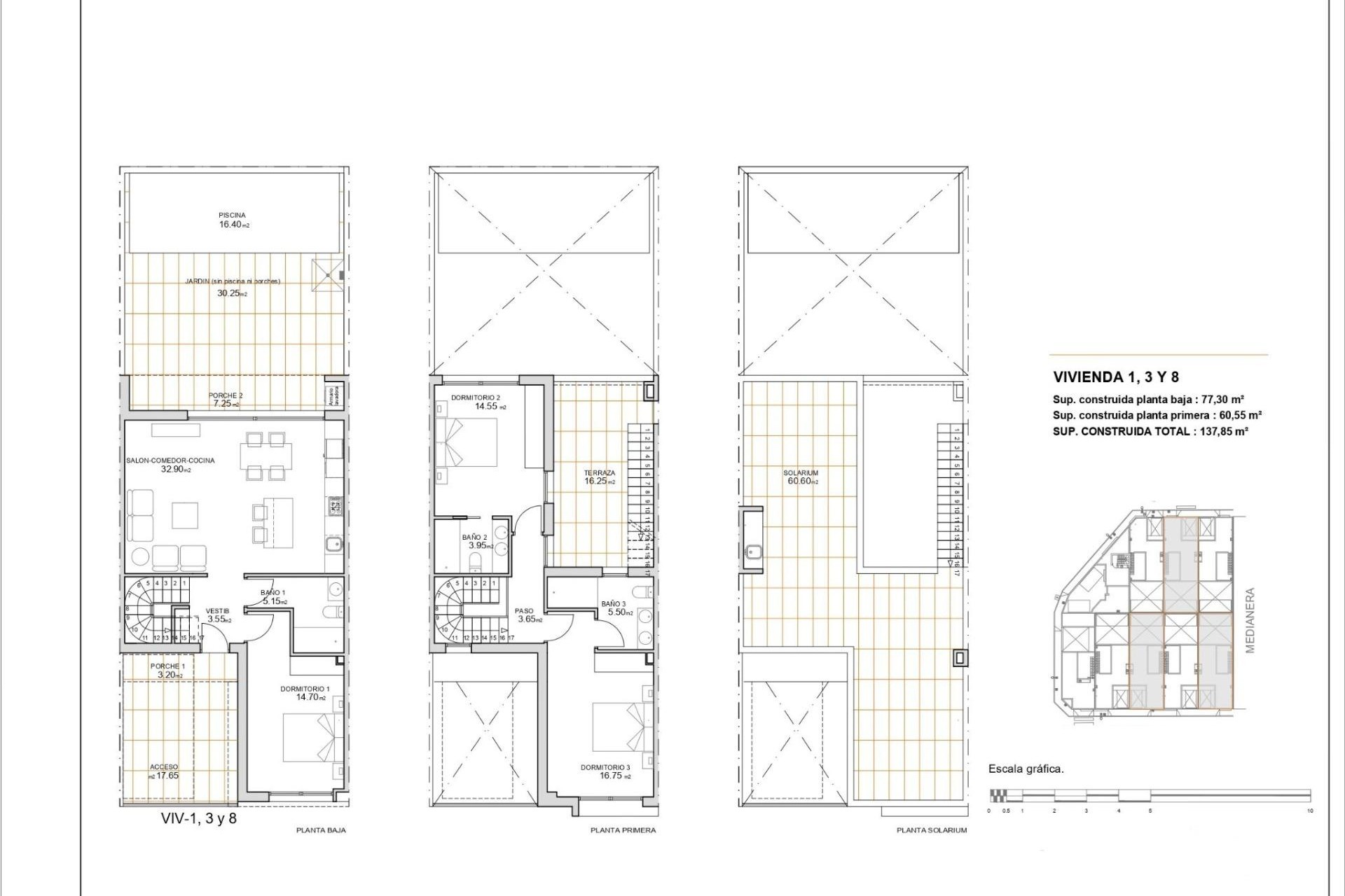 Nowy budynek - Town House - San Javier - pueblo