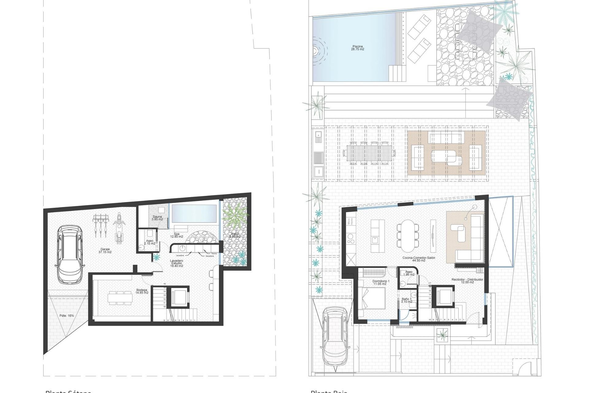 Nowy budynek - Villa - Cabo de Palos - Cala Flores