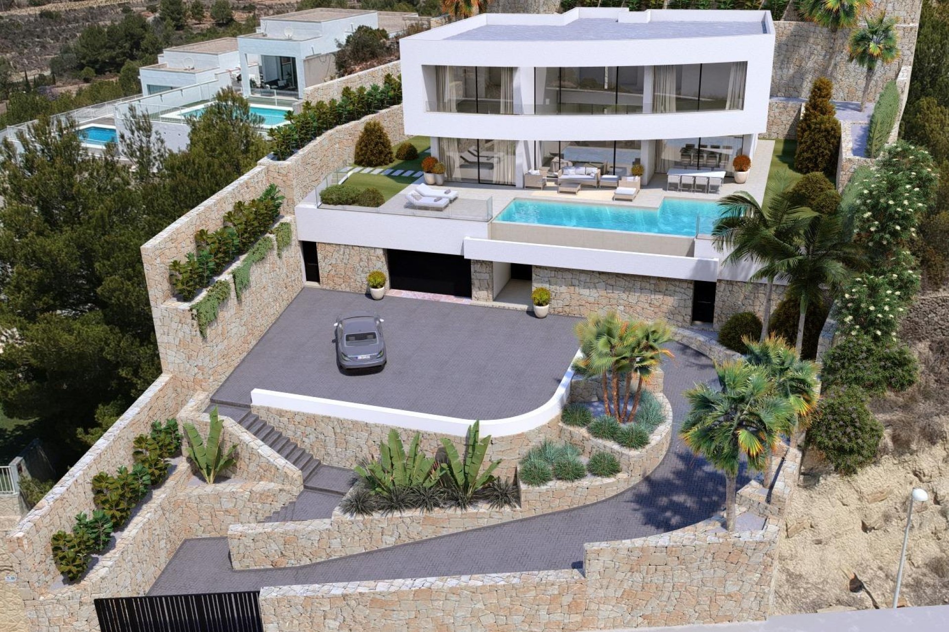 Nowy budynek - Villa - Calpe - Empedrola